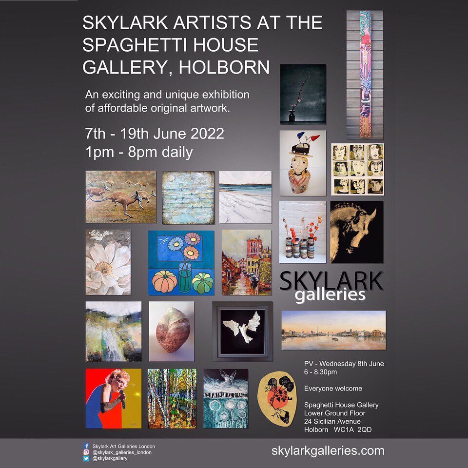 Three BEAT artists exhibiting in Holborn till 19 June

Three BEAT artists - Sarah Knight, Vivien Phelan, Stella Tooth - are taking part in Skylark Galleries exhibition in Holborn.  Private view Wednesday 8 June 6-8.30pm.  All welcome.

Read more: htt