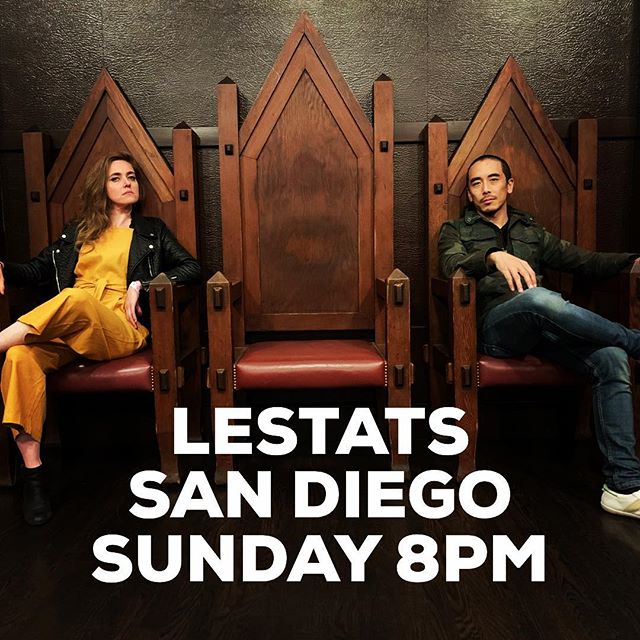 San Diego we’re on our way! @meganslankard and I will see you TONIGHT at our fave spot @lestatswest 8pm. The lovely @kingtaylorproject opens the show! Ticket link in bio...
