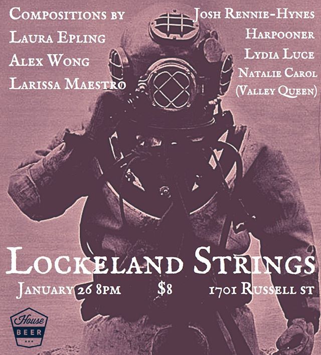 Preeeetty stoked to get to share some instrumental music alongside some of my favorite Nashville badasses @laurepling @larissamaestro @frances_cone @harpooooner @valleyqueenmusic @joshrenniehynes @lydialuce THIS SATURDAY at a lovely house concert series in East Nashville. $8 gets you sweet sounds and @housebeer. Come out come out wherever you are!!