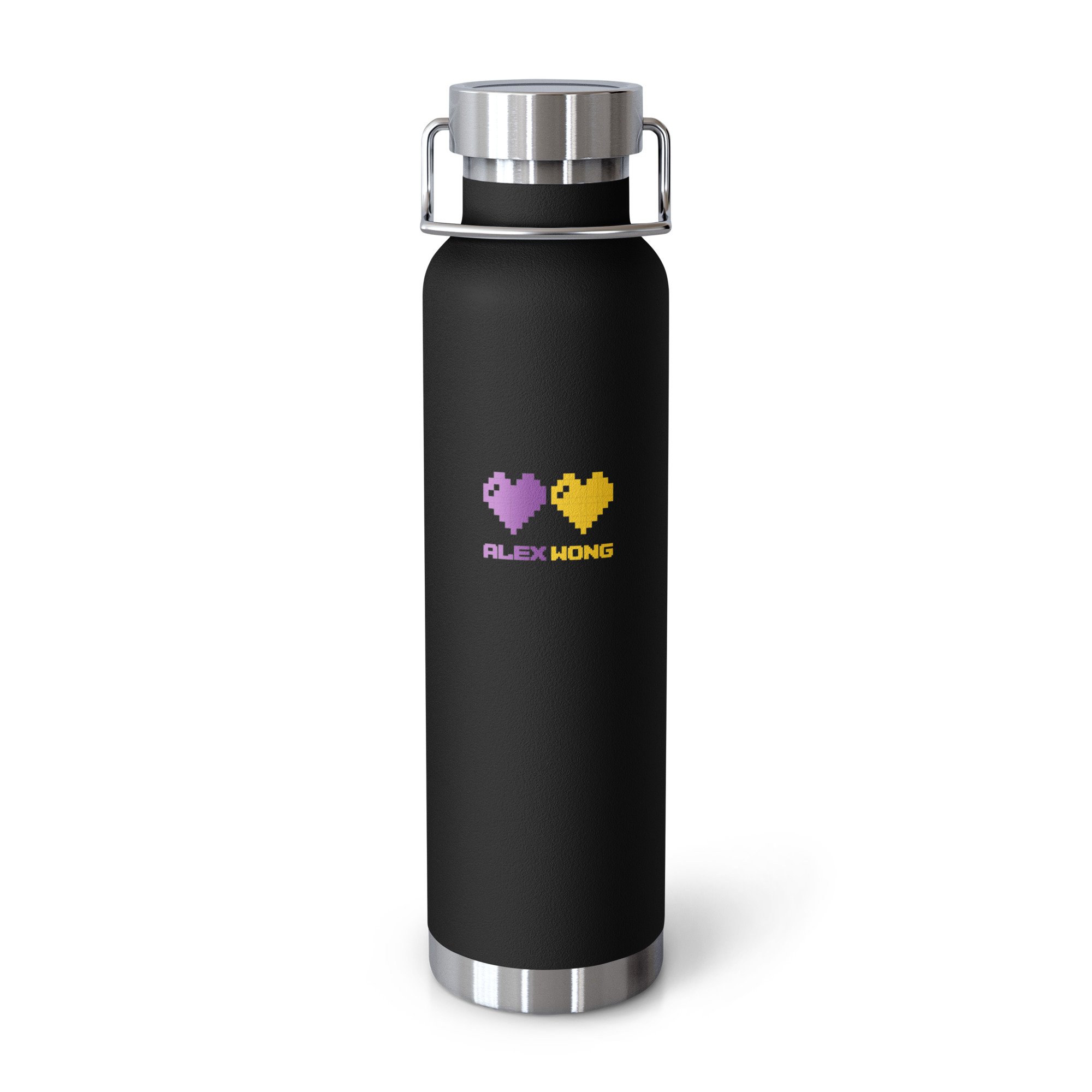 PURPLE AND YELLOW Copper Vacuum Insulated Bottle