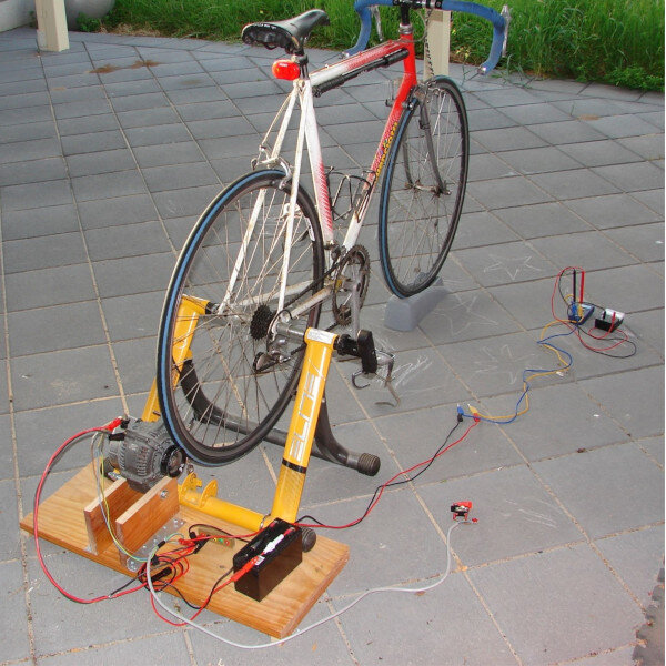 Bicycle powered generator