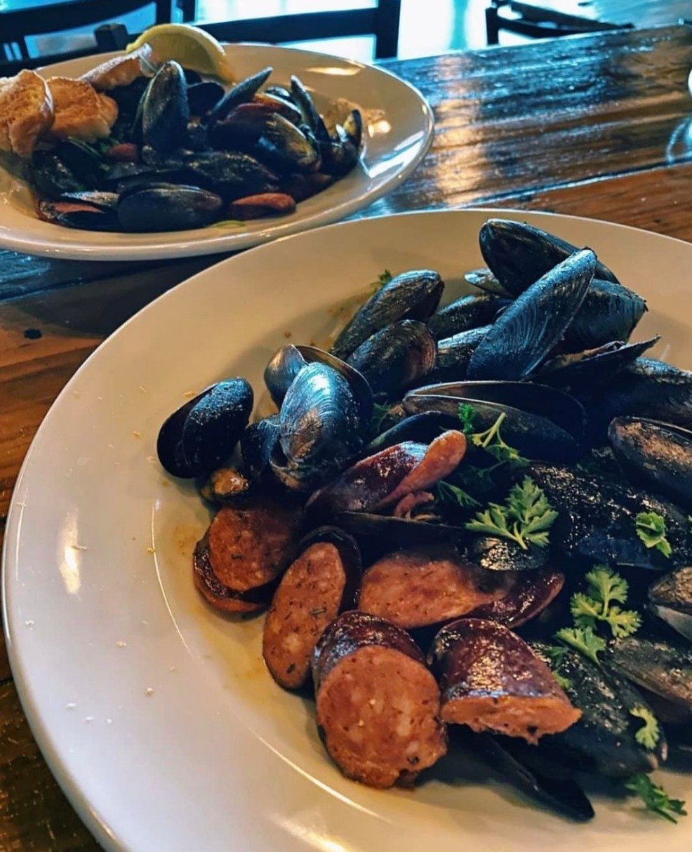 You screamed, &quot;More mussels!&quot; So now they're on the menu for good and available daily starting at 4 p.m.⁠
⁠
Drunken Mussels boiled with SB beer and butter always available. ⁠
⁠
Plus current Chef's Special: the returning Fat Tuesday fave, Ca