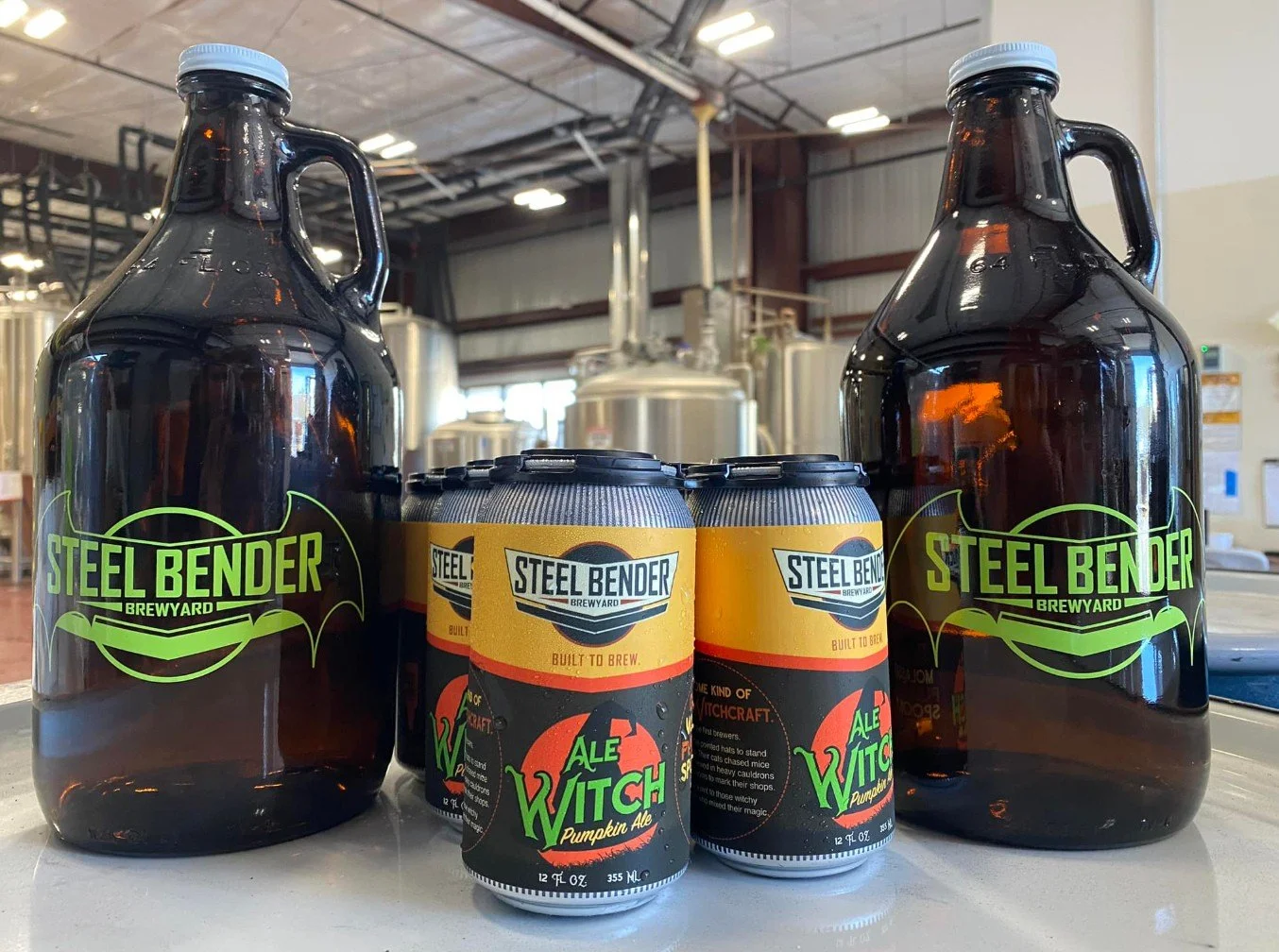 Halloween party favors.⁠
⁠
#BuiltToBrew #NMcraftbeer #pumpkinbeer #alewitch #drinklocal #halloween
