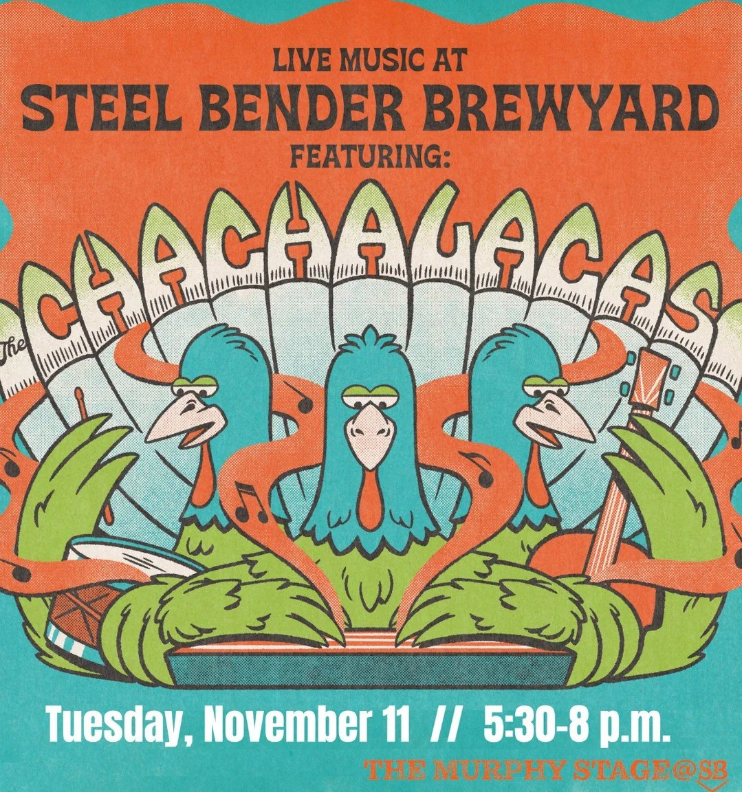 𝙼𝚄𝚂𝙸𝙲 𝚃𝚄𝙴𝚂𝙳𝙰𝚈 𝚘𝚗 𝚃𝚑𝚎 𝙼𝚞𝚛𝚙𝚑𝚢 𝚂𝚝𝚊𝚐𝚎⁠ 𝚊𝚝 𝚂𝚝𝚎𝚎𝚕 𝙱𝚎𝚗𝚍𝚎𝚛⁠
𝚃𝚑𝚎 𝙲𝚑𝚊𝚌𝚑𝚊𝚕𝚊𝚌𝚊𝚜⁠
𝟷𝟷.𝟷𝟷 // 𝟻:𝟹𝟶-𝟾 𝚙.𝚖.⁠
⁠⁠
𝙶𝚛𝚘𝚘𝚟𝚢 𝚒𝚗𝚜𝚝𝚛𝚞𝚖𝚎𝚗𝚝𝚊𝚕𝚜 𝚏𝚛𝚘𝚖 𝚊 𝙽𝚘𝚛𝚝𝚑𝚎𝚛𝚗 #𝙽𝚎𝚠𝙼𝚎𝚡𝚒𝚌𝚘 𝚝