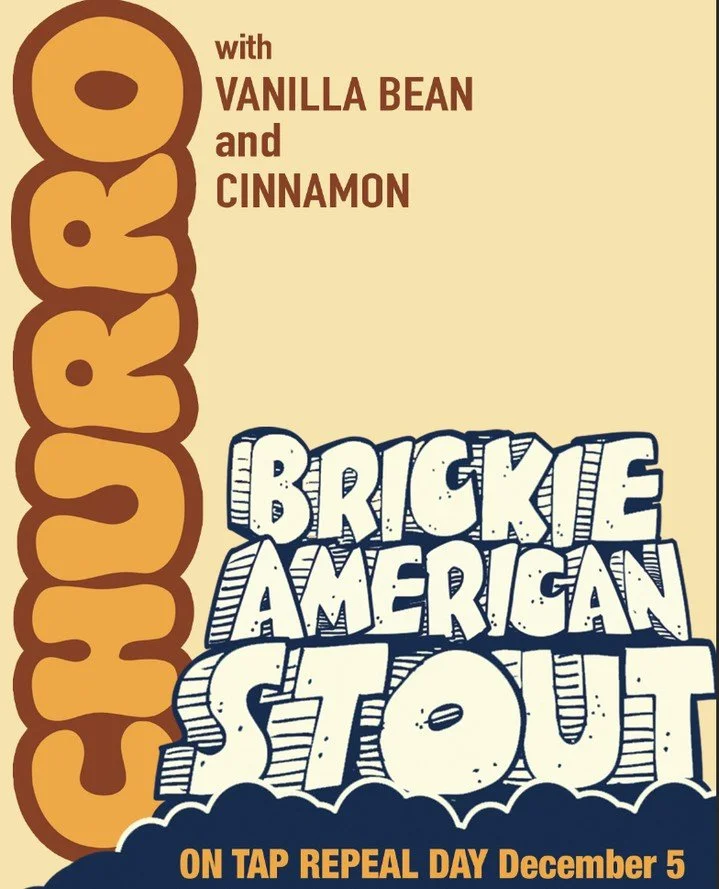 𝗧𝗵𝗶𝘀 𝗶𝘀 𝗵𝗼𝘄 𝘄𝗲 𝗰𝗲𝗹𝗲𝗯𝗿𝗮𝘁𝗲 𝗥𝗲𝗽𝗲𝗮𝗹 𝗗𝗮𝘆...⁠
⁠
We used vanilla beans and cinnamon sticks to flavor a small portion (𝗼𝗻𝗹𝘆 𝟯 𝗸𝗲𝗴𝘀) of Brickie American Stout. Roasty, hints of cocoa, and full of vanilla and cinnamon, thi