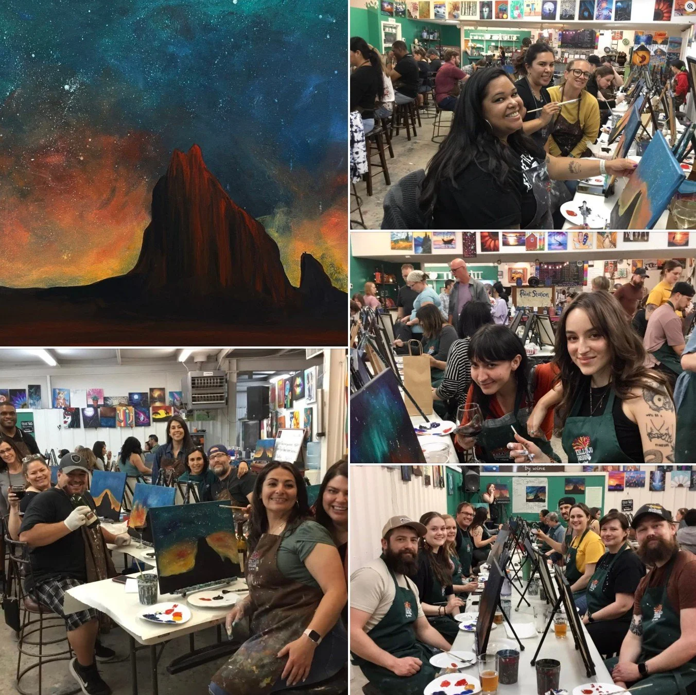 Cold outside, cozy inside. 🍻🎨⁠
We&rsquo;re so excited for Kelly Jo Designs by Wine to take over our Beer Hall on Wednesday, January 28 for Paint &amp; Pints at Steel Bender.⁠
⁠
Bring a bestie, a date, your favorite human(s)&hellip; heck, bring the 