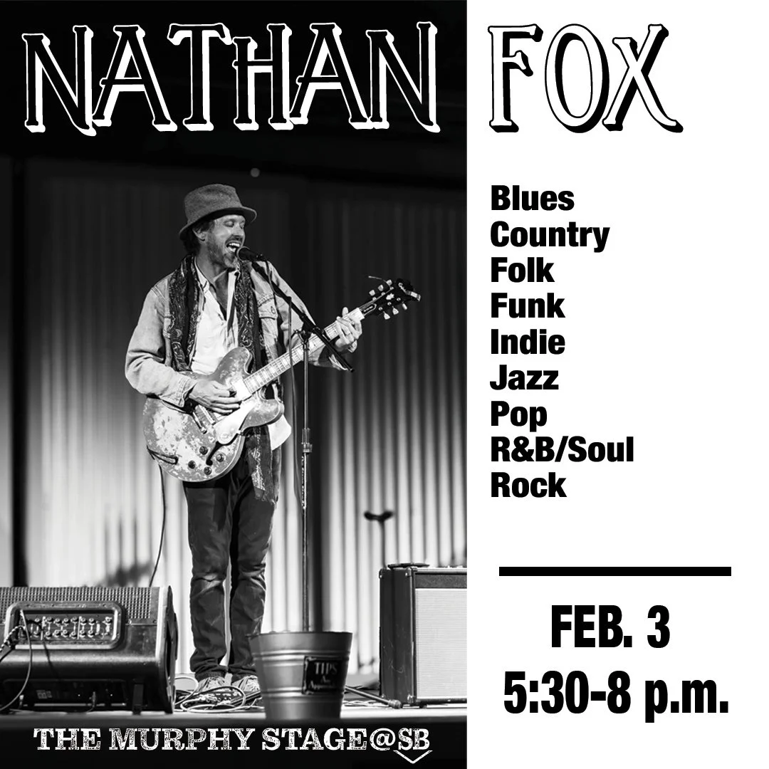 𝙼𝚄𝚂𝙸𝙲 𝚃𝚄𝙴𝚂𝙳𝙰𝚈 𝚘𝚗 𝚃𝚑𝚎 𝙼𝚞𝚛𝚙𝚑𝚢 𝚂𝚝𝚊𝚐𝚎⁠ 𝚊𝚝 𝚂𝚝𝚎𝚎𝚕 𝙱𝚎𝚗𝚍𝚎𝚛⁠
𝙽𝚊𝚝𝚑𝚊𝚗 𝙵𝚘𝚡⁠
𝟸.𝟹 // 𝟻:𝟹𝟶-𝟾 𝚙.𝚖.⁠
⁠
𝙰𝚕𝚠𝚊𝚢𝚜 𝚊 𝚐𝚛𝚎𝚊𝚝 𝚝𝚒𝚖𝚎 𝚠𝚑𝚎𝚗 𝚜𝚒𝚗𝚐𝚎𝚛/𝚜𝚘𝚗𝚐𝚠𝚛𝚒𝚝𝚎𝚛 𝙽𝚊𝚝𝚑𝚊𝚗 𝙵𝚘𝚡 𝚙𝚕𝚊?