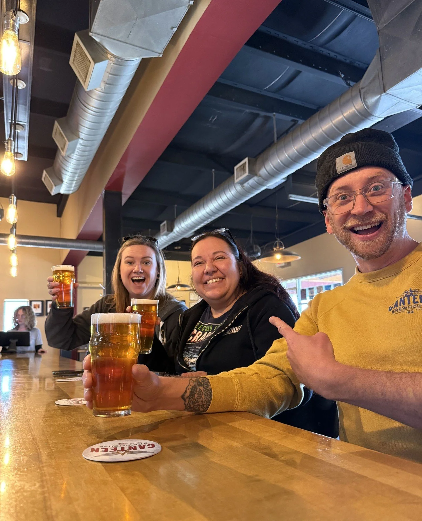 So great working with Will again, this time for our annual #collaBEERation with #beerfriends at Canteen benefiting AGORA Crisis Center!⁠
⁠
Open Door IPA on its way to SB today. On tap at SB and both Canteen locations Friday!⁠
⁠
#BuiltToBrew #NMcraftb