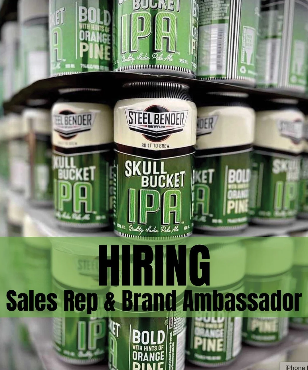 𝗛𝗜𝗥𝗜𝗡𝗚 at Steel Bender Brewyard⁠
𝗦𝗔𝗟𝗘𝗦 𝗥𝗘𝗣 &amp; 𝗕𝗥𝗔𝗡𝗗 𝗔𝗠𝗕𝗔𝗦𝗦𝗔𝗗𝗢𝗥⁠
⁠
Steel Bender Brewyard is a local, family-owned brewery and taproom located in Los Ranchos de Albuquerque, New Mexico. Opening in 2017, we began self-dis