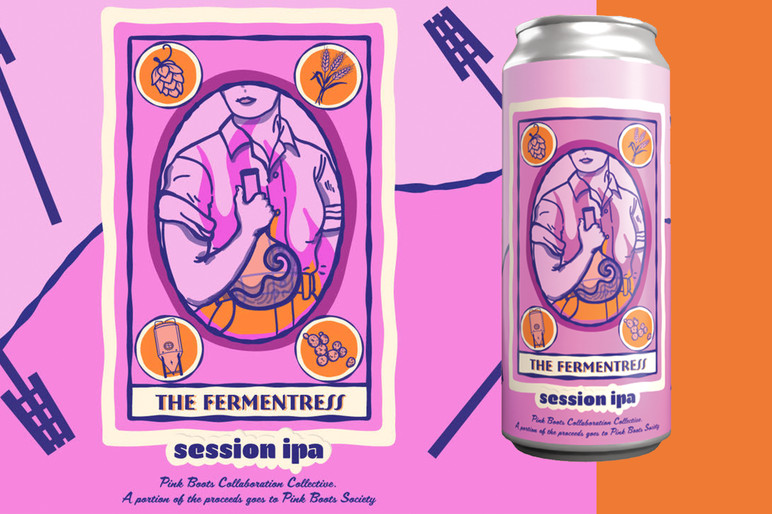 The Fermentress Session IPA Beer Release Benefiting Pink Boots Society