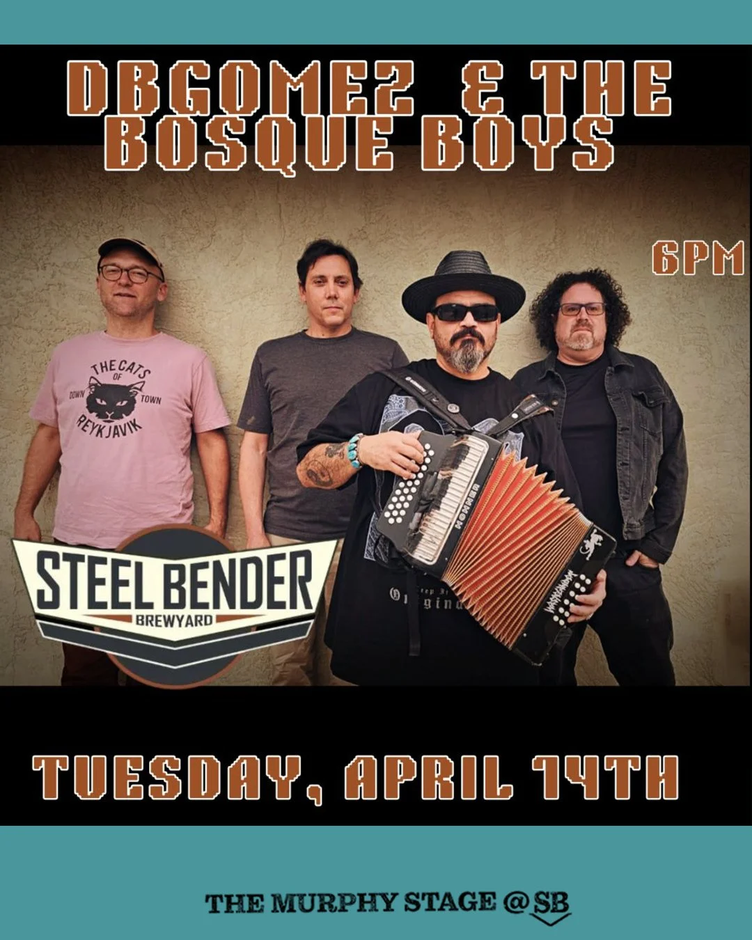 𝙼𝚄𝚂𝙸𝙲 𝚃𝚄𝙴𝚂𝙳𝙰𝚈 𝚘𝚗 𝚃𝚑𝚎 𝙼𝚞𝚛𝚙𝚑𝚢 𝚂𝚝𝚊𝚐𝚎⁠ 𝚊𝚝 𝚂𝚝𝚎𝚎𝚕 𝙱𝚎𝚗𝚍𝚎𝚛⁠
𝙳𝙱𝙶𝚘𝚖𝚎𝚣 &amp; 𝚃𝚑𝚎 𝙱𝚘𝚜𝚚𝚞𝚎 𝙱𝚘𝚢𝚜⁠
𝟺.𝟷𝟺 // 𝟼-𝟾 𝚙.𝚖.⁠
⁠
𝙳𝙱𝙶𝚘𝚖𝚎𝚣 𝚊𝚗𝚍 𝚃𝚑𝚎 𝙱𝚘𝚜𝚚𝚞𝚎 𝙱𝚘𝚢𝚜 𝚕𝚒𝚟𝚎 𝚒𝚗 𝙻𝚘𝚜 𝚁𝚊𝚗?