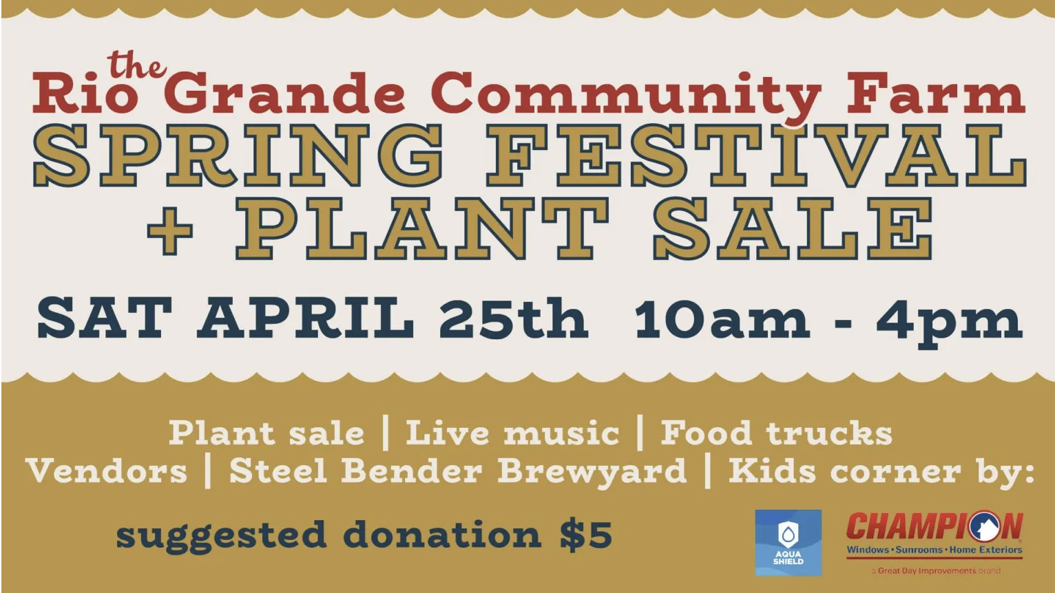 Rio Grande Community Farm Spring Festival &amp; Plant Sale
