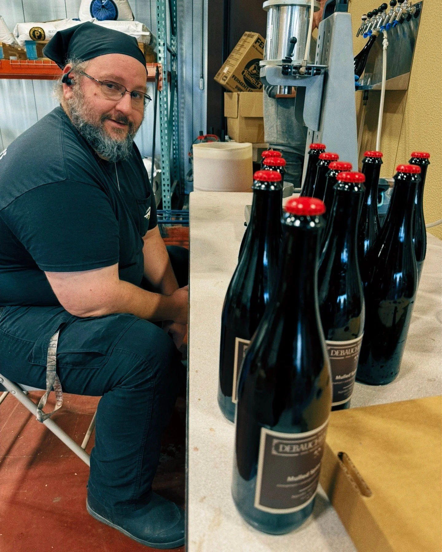 Got mead? Yep, SOON! ⁠
⁠
And that's because of this guy right here...Scott Cesarz, a self-professed &lsquo;hobbit obsessed with fermentation' who joined Steel Bender's production team over two years ago, bringing nearly 10 years of recipe development