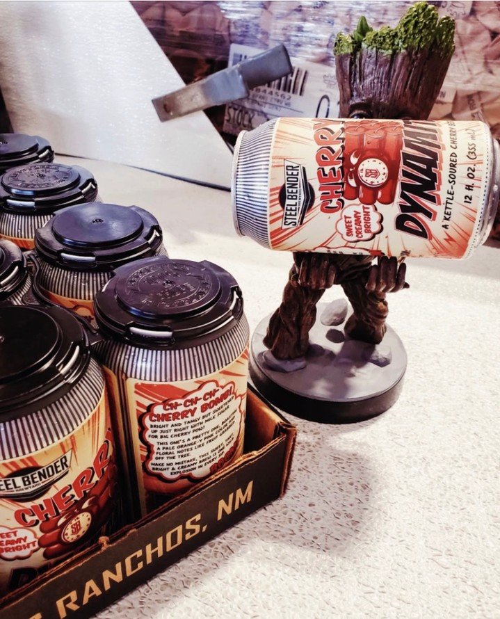 I am Groot with Cherry DYNAMITE. ⁠
⁠
⁠
#BuiltToBrew #NMcraftbeer #beersofinstagram #beerlife #brewer #brewpub #beernerd #beerme #supportyourlocalbrewer #brewery #brewerylife #losranchos #albuquerque #burque #craftbeer #newmexico