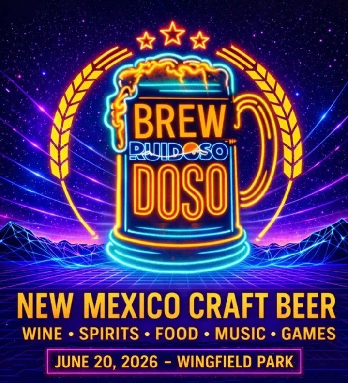 We just pulled into Ruidoso for Ruidoso Midtown Association's 7th Annual BREWDOSO! ⁠
⁠
Saturday, June 20th from 12 PM &ndash; 9 PM at Wingfield Park. Enjoy New Mexico beer, wine, food, live music, and family-friendly fun.⁠
⁠
Tix available at brewdoso