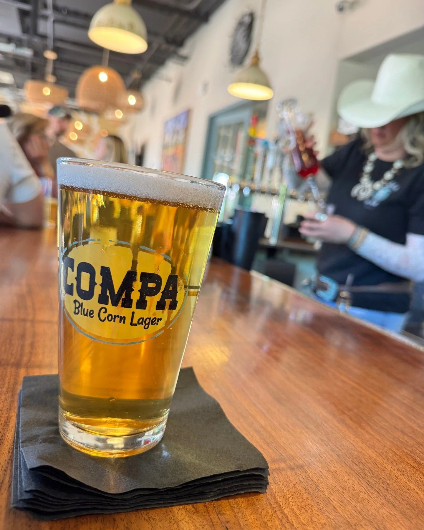Where are you enjoying a cold one today? 

Cooling off with a Compa Blue Corn Lager at Sandia Bar - Corrales, New Mexico. 💙🌽 #localsupportinglocal

Show us where you&rsquo;re enjoying #SBBInTheWild. 

#BuiltToBrew #NMcraftbeer