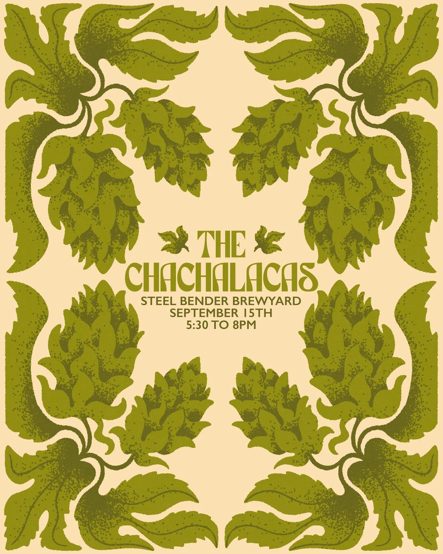 MUSIC TUESDAY on The Murphy Stage at Steel Bender⁠
The Chachalacas⁠
9.15 // 5:30-8 p.m.⁠
⁠
Groovy instrumentals from a Northern New Mexico trio featuring a festive blend of...⁠
Excotica⁠
Surf⁠
Chica⁠
Space Pop⁠
Choro⁠
Polka⁠
⁠
Tip the band, tip your 