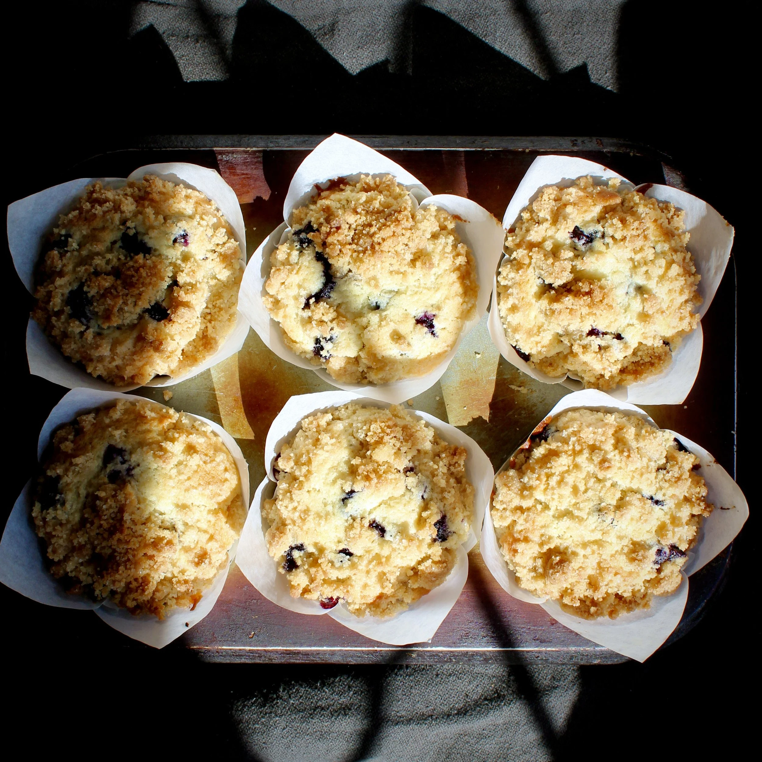 Blueberry Streusel Muffins - Box of Four