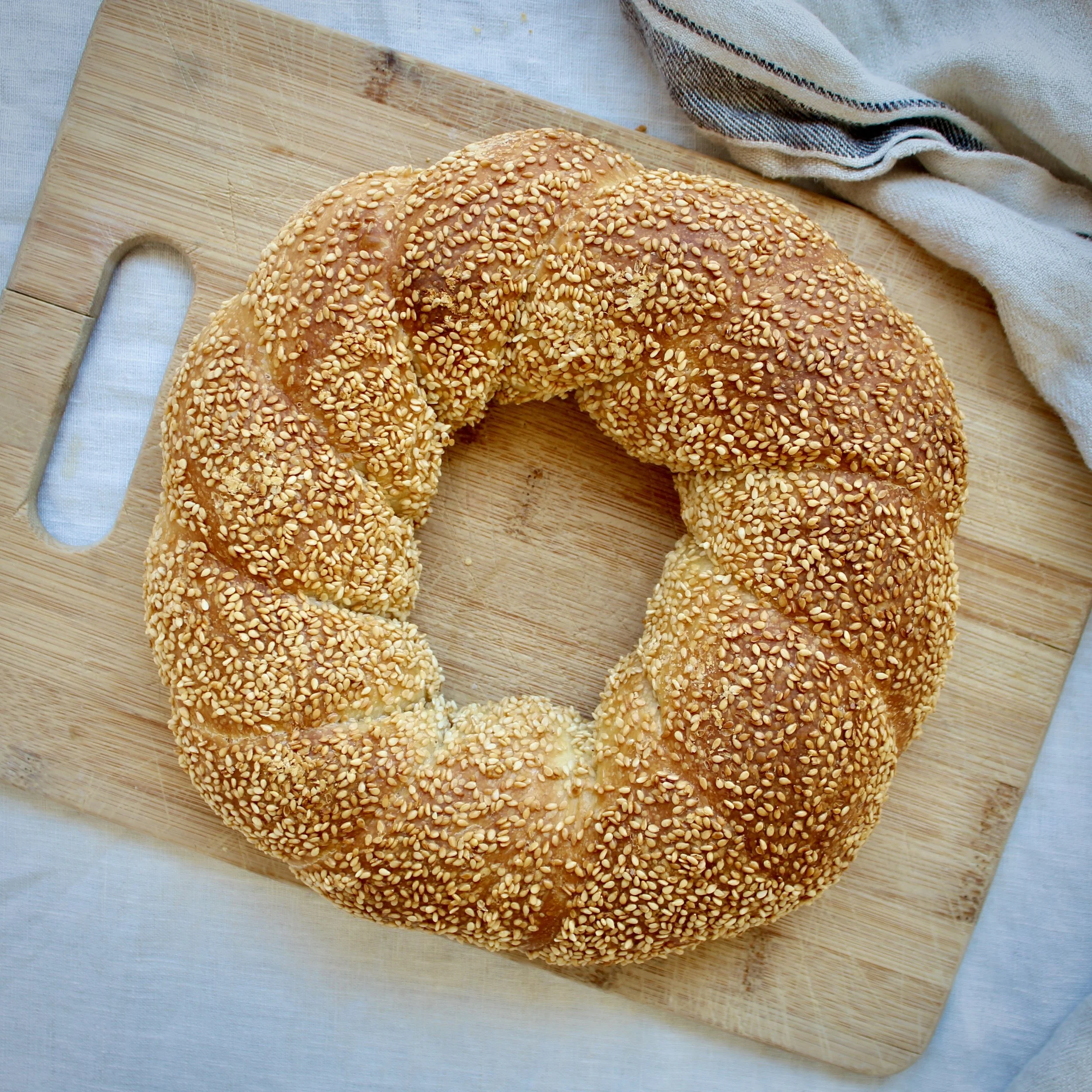 Large Simit Sesame Ring
