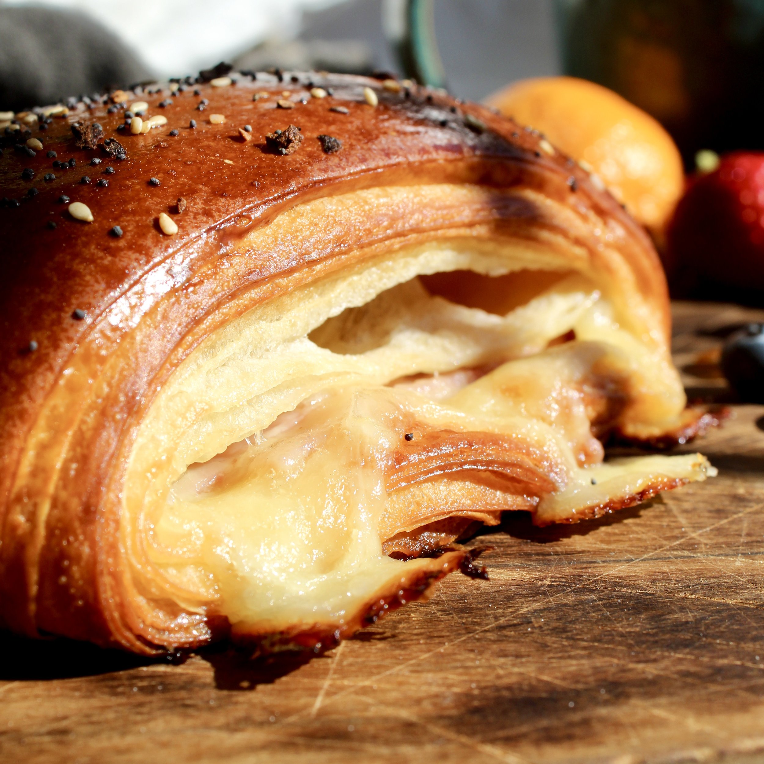 Ham & Cheese Croissant - Single