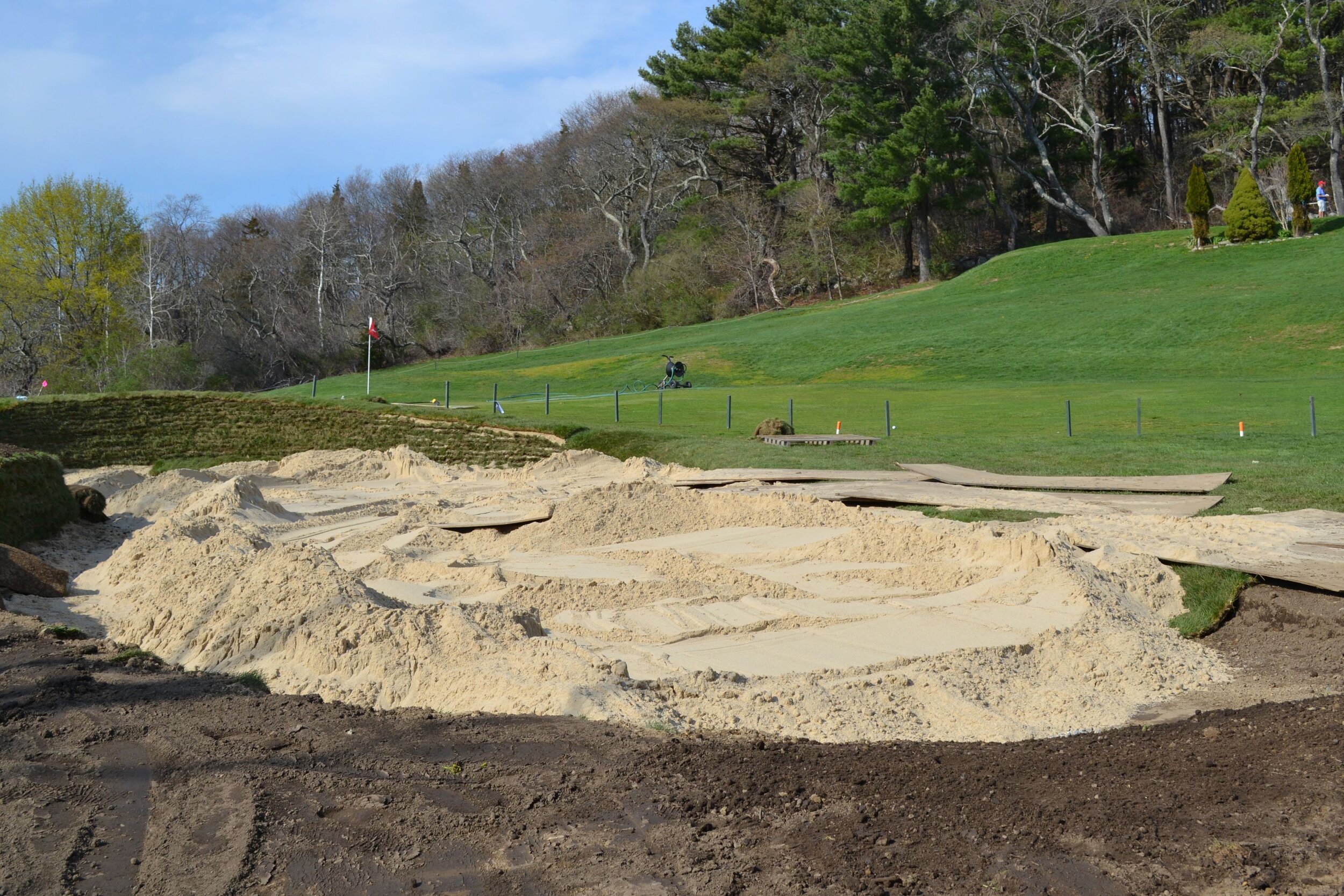  1st Hole Construction 