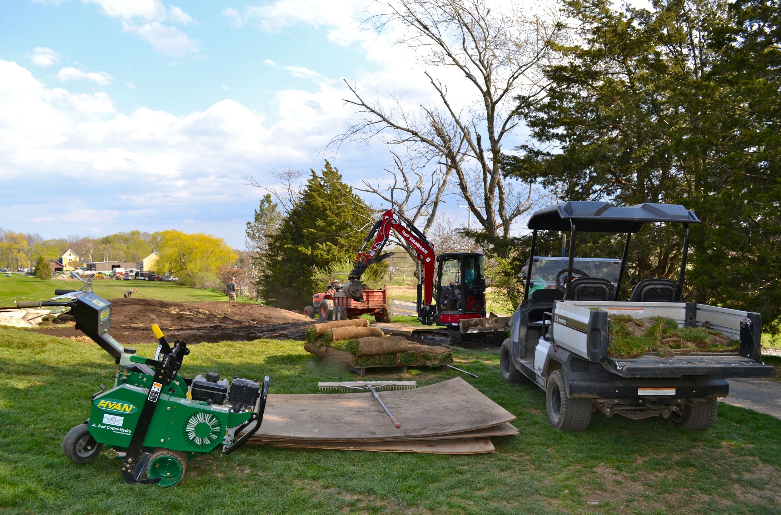  1st Hole Construction 