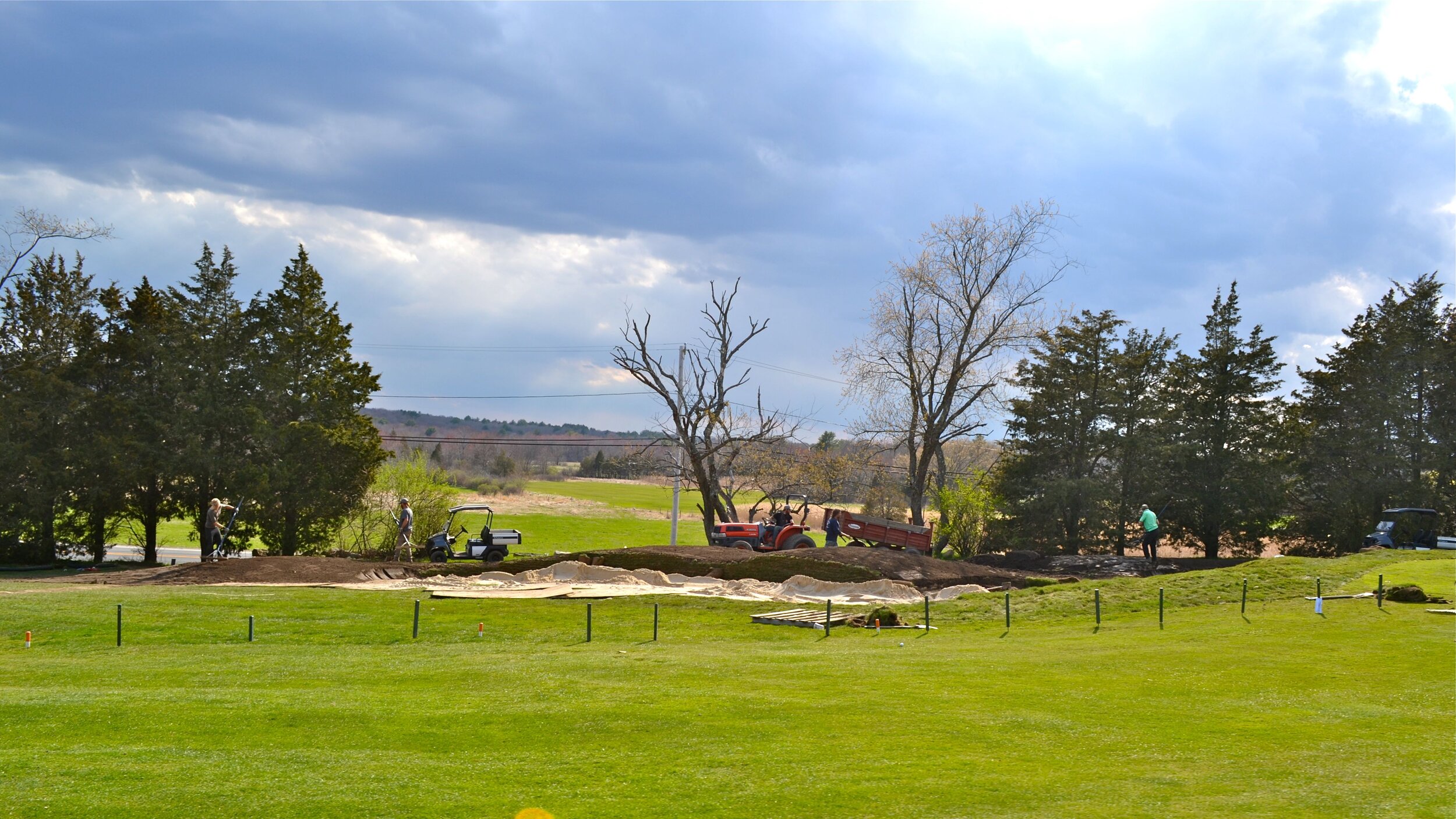  1st Hole Construction 