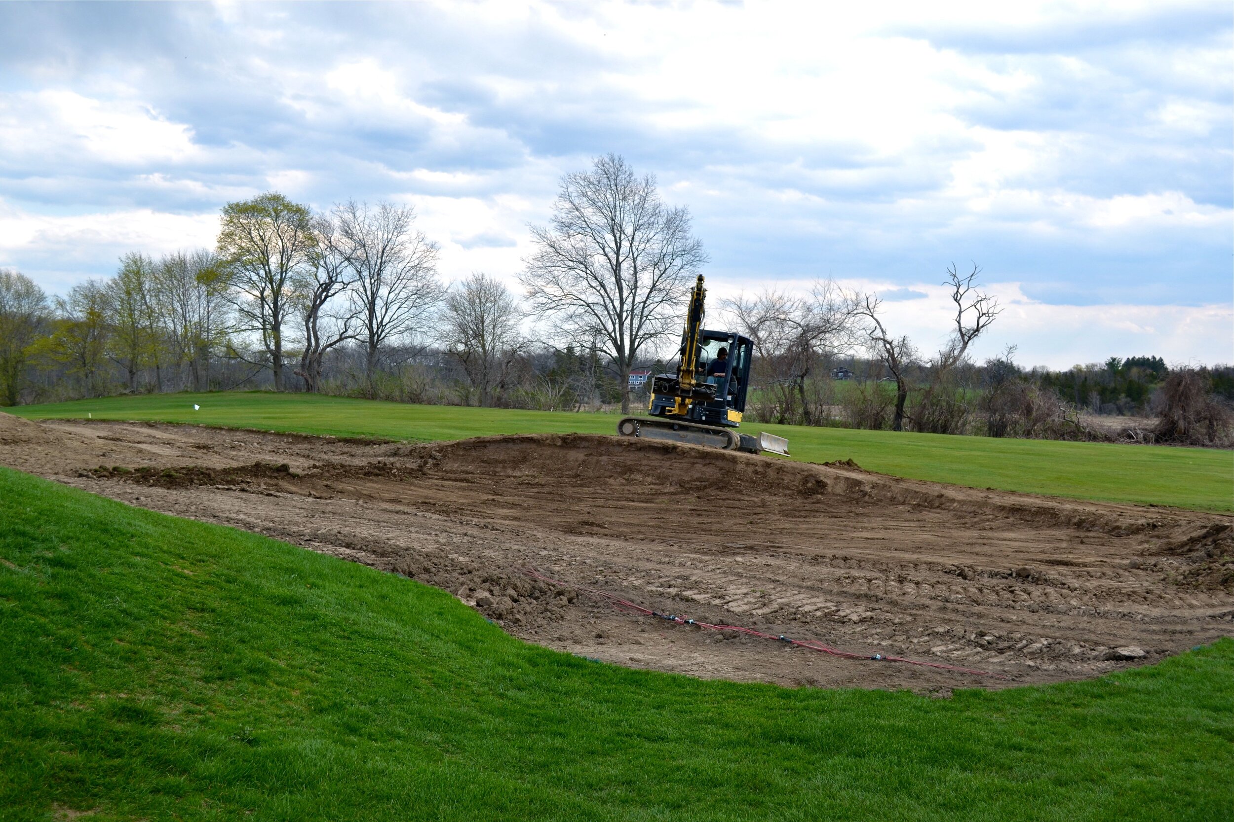  8th Hole Construction 