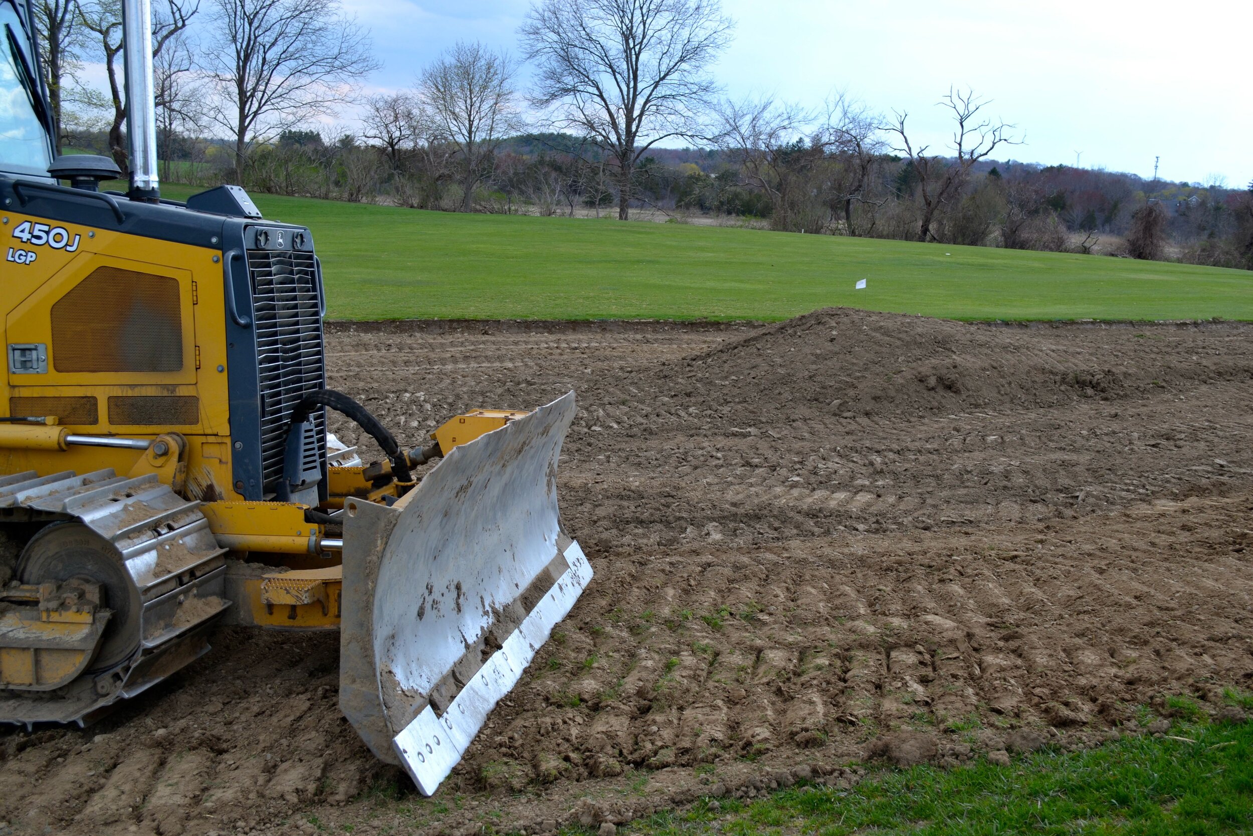  8th Hole Construction 