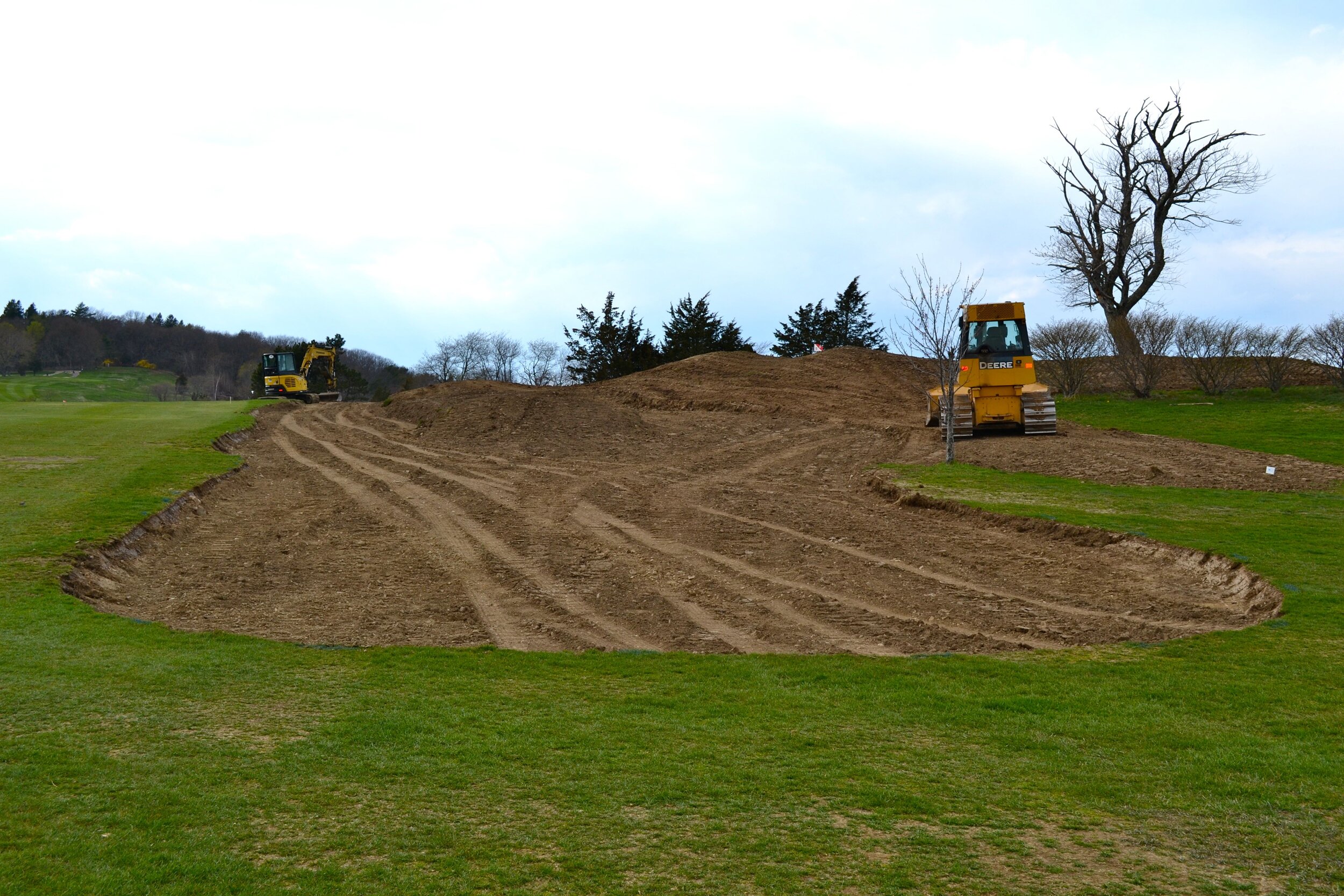  8th Hole Construction 