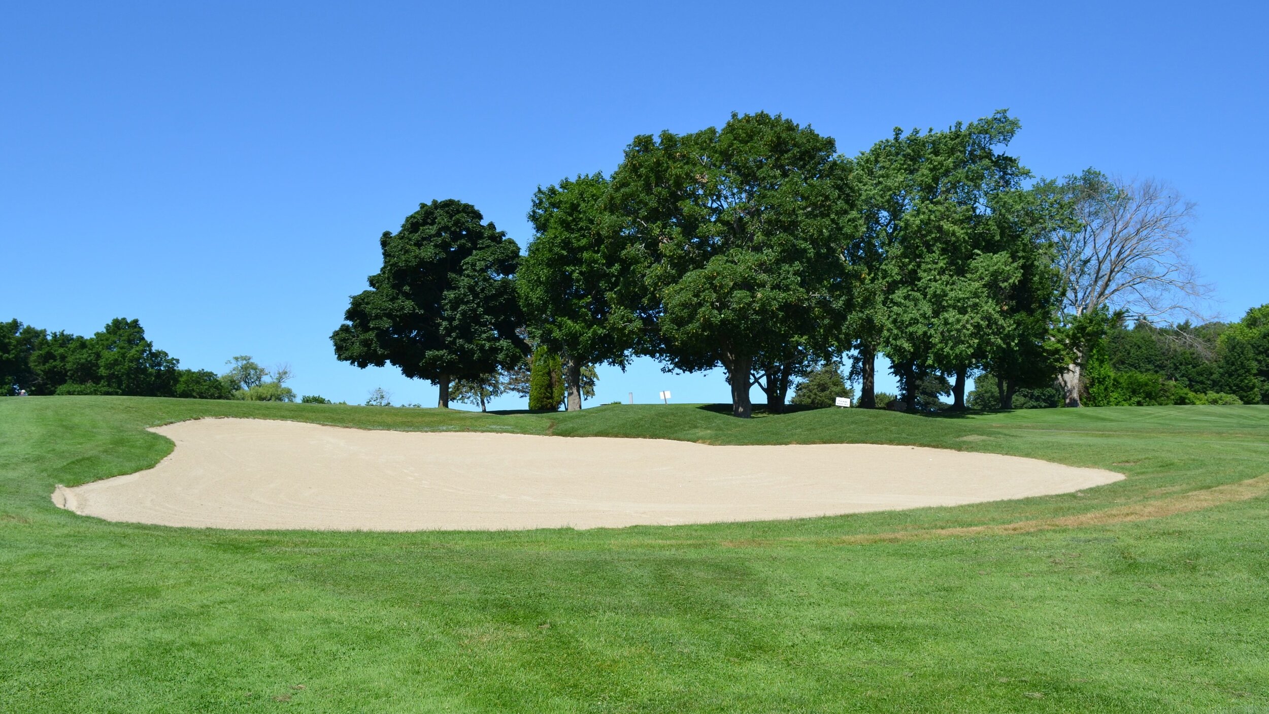  Fairway Contouring Off 9th Hole Waste Bunker 