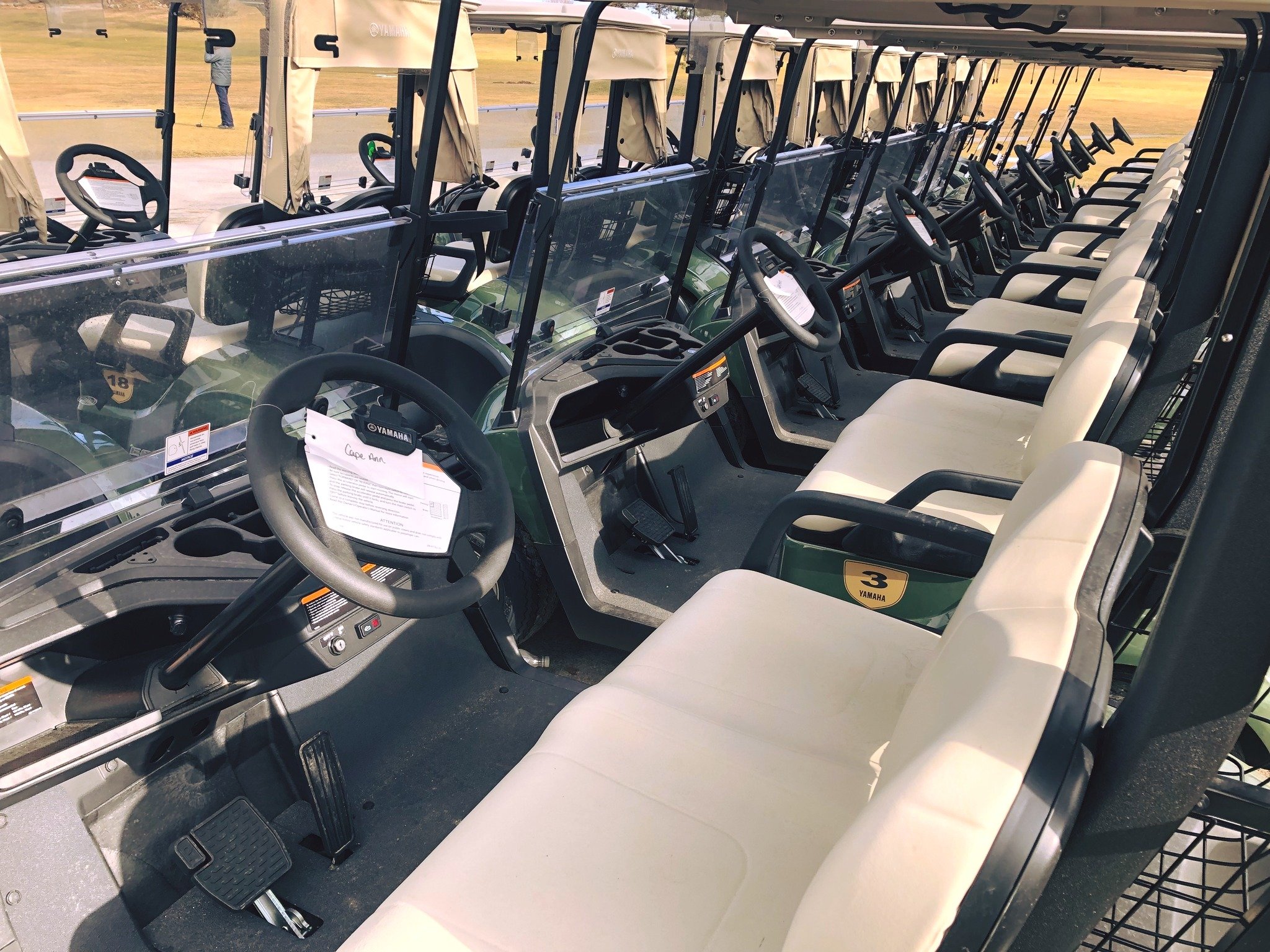 CHEERS to Cape Ann Golf Club&rsquo;s 93rd Season! ⛳️ We&rsquo;re kicking it off with a fresh NEW fleet of Club Cars available for rent. Please note ALL Players are required to complete CAGC Car Rental Receipt Form with each use. This policy includes 