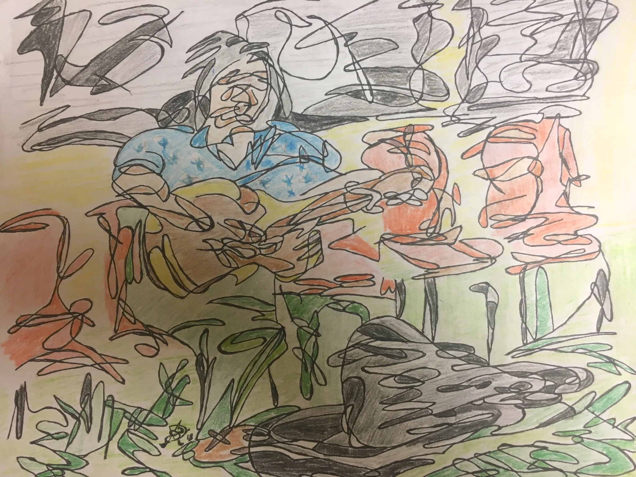 Gesture Portrait by a Friend