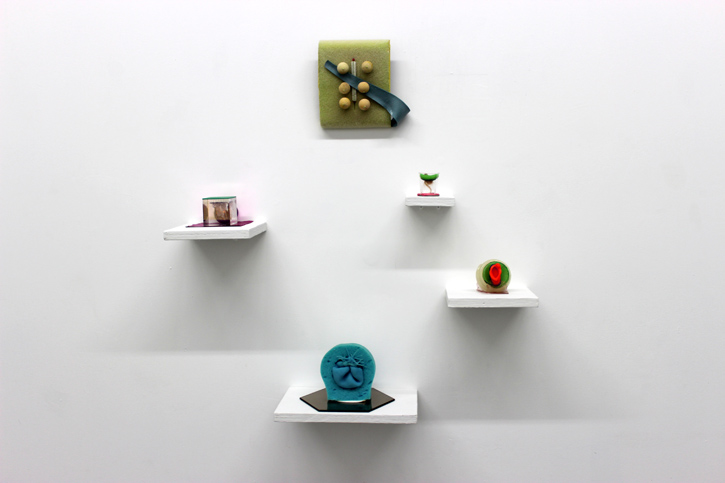  EMILY JANOWICK: Tit Rose, Pea Pod (Growing Down I), Pussy Footin’, Passenger, Cave Animals (Growing Down II), 2013 