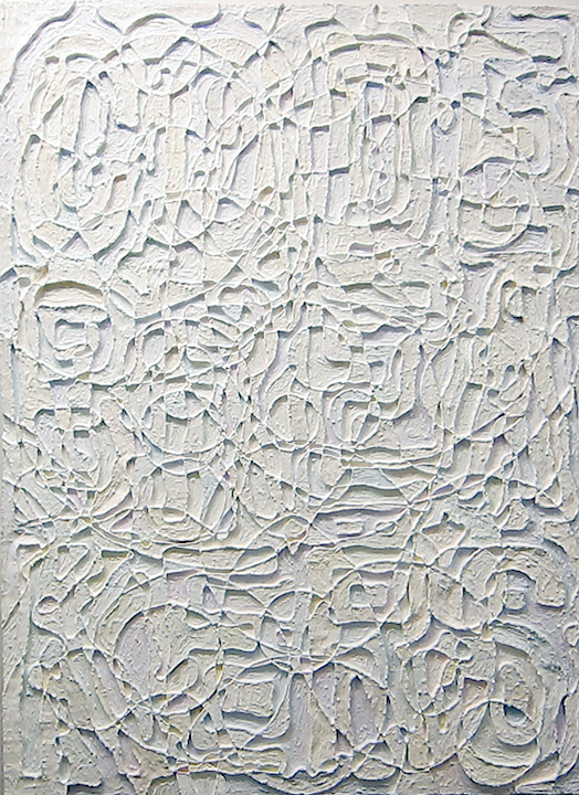  BRUCE PEARSON: Code Breakers, 48" x 36," acrylic on styrofoam, 2015 