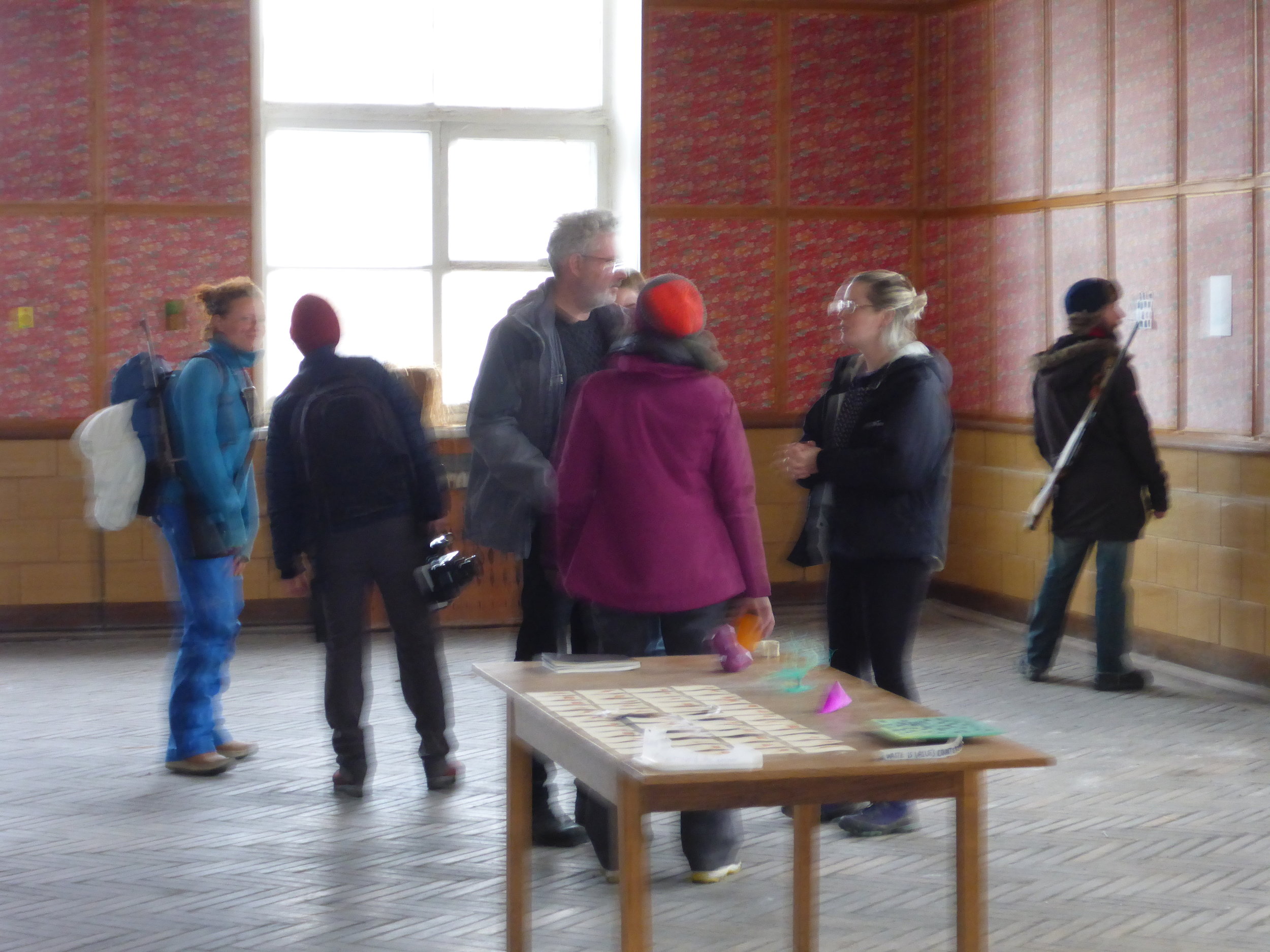  Reception, Pyramiden Canteen, Svalbard, Norway, July 2016 