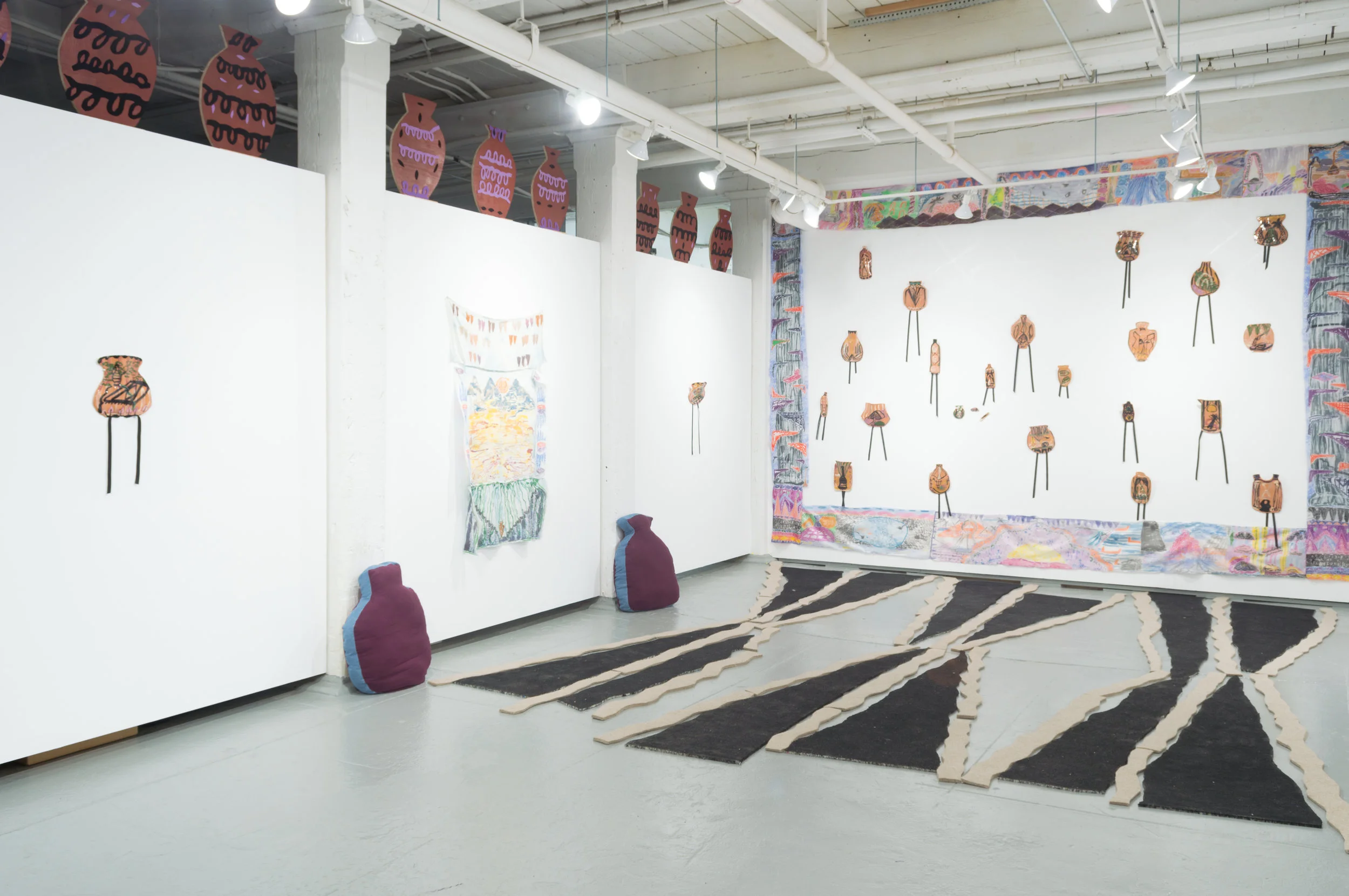 OyG's Main Space during Among Nines , Padma Rajendran, Sept 9 - Oct 1, 2017