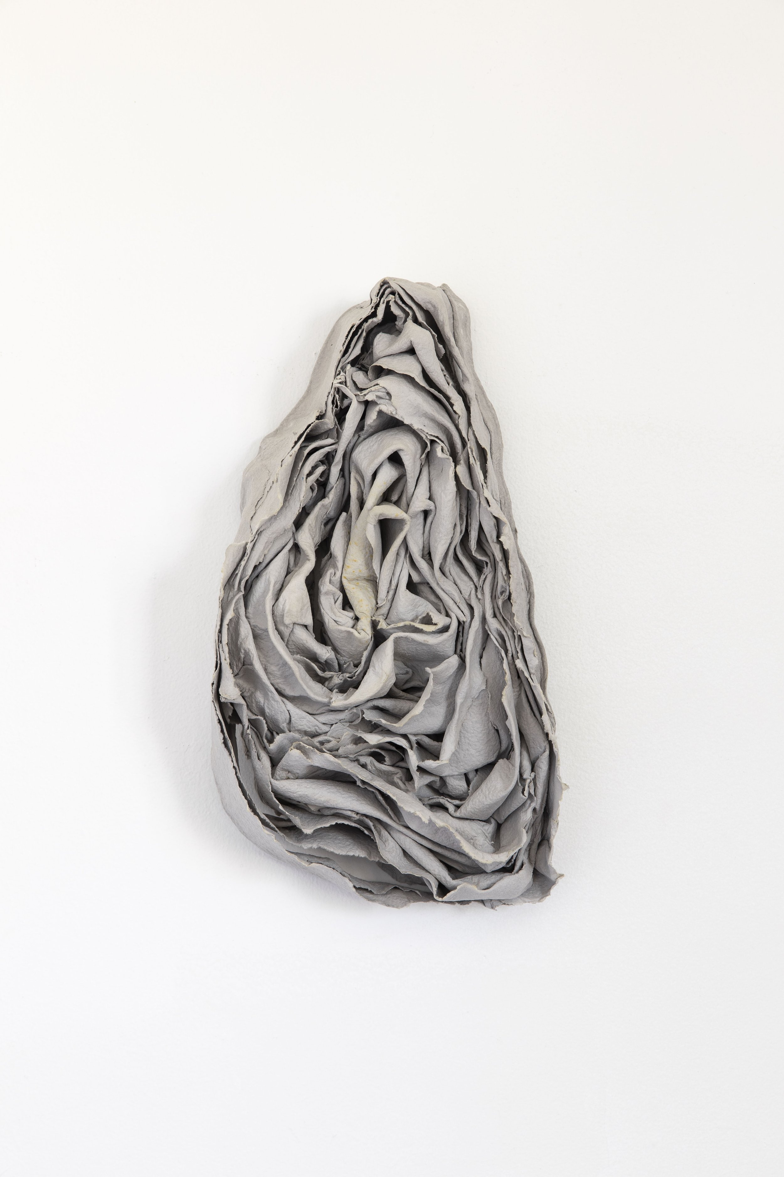   Alexis Granwell ,  Curl Wave , 2020, folded handmade paper, 18 x 12 x 2” 