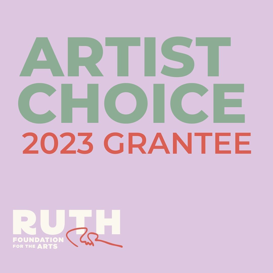 We are a Ruth Arts Artist Choice grantee! 

Today, the Ruth Foundation for the Arts ( @ruthfoundationforthearts ) announces 56 arts organizations have been recognized by their unique Artist-led grant program, Artist Choice.

We are incredibly honored