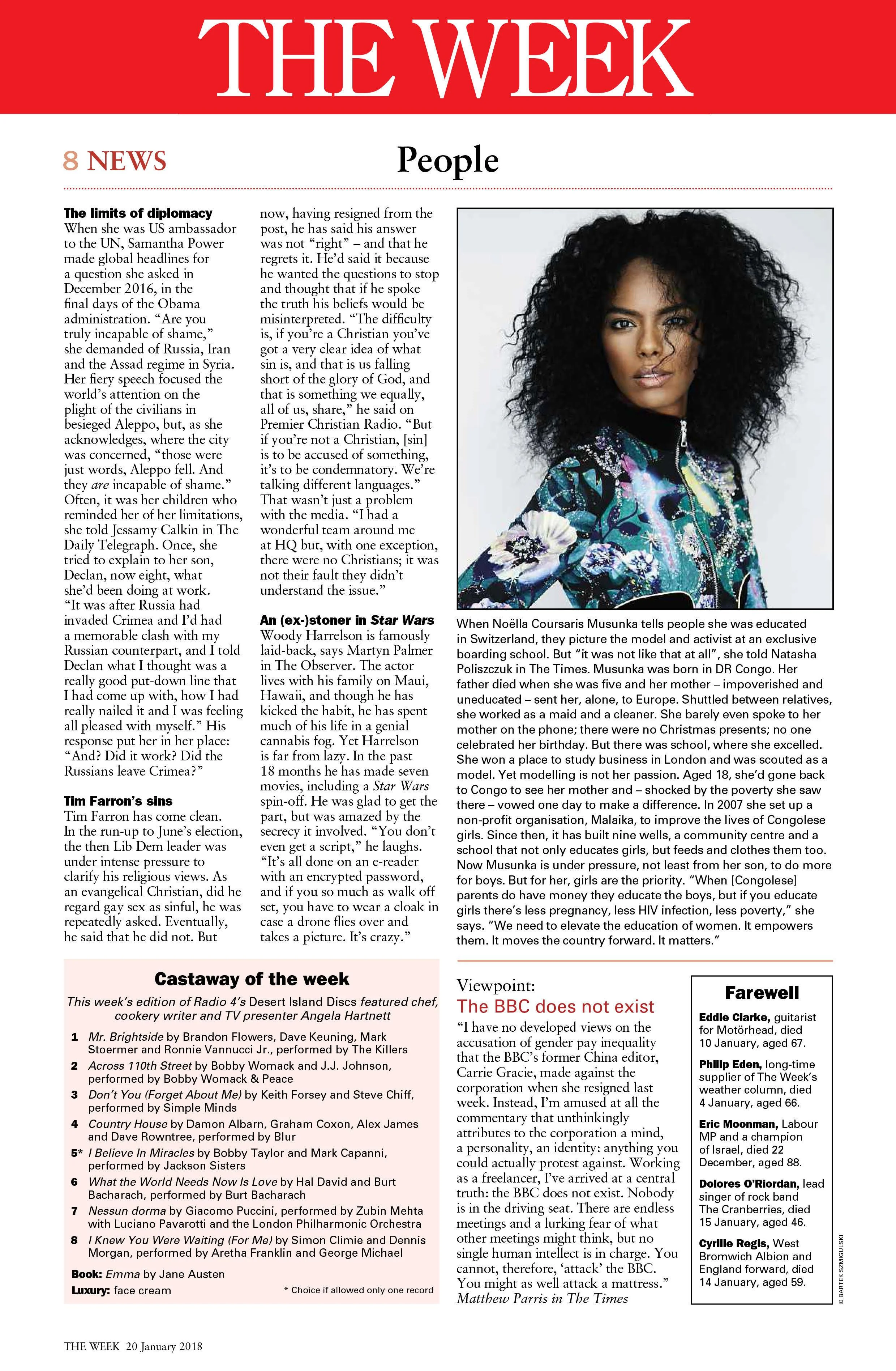 Noëlla Coursaris Musunka featured in The Week