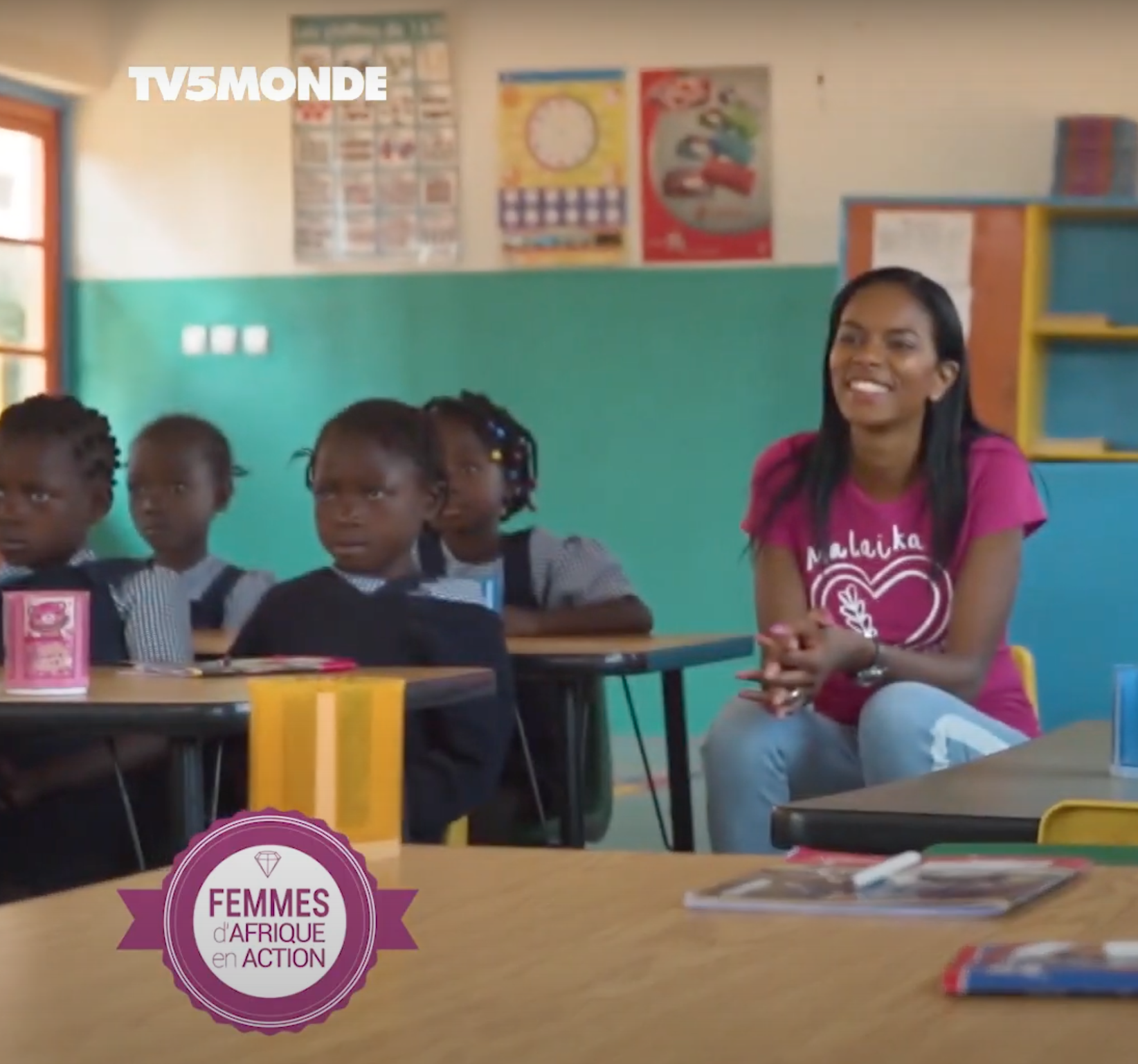 TV5 Interviewed Noella Coursaris Musunka as part of a series highlighting 31 African women for a daily, month-long celebration of Women's Day in March- Femmes d'Afrique en Action (African Women in Action). These portraits feature entrepreneurs and r…