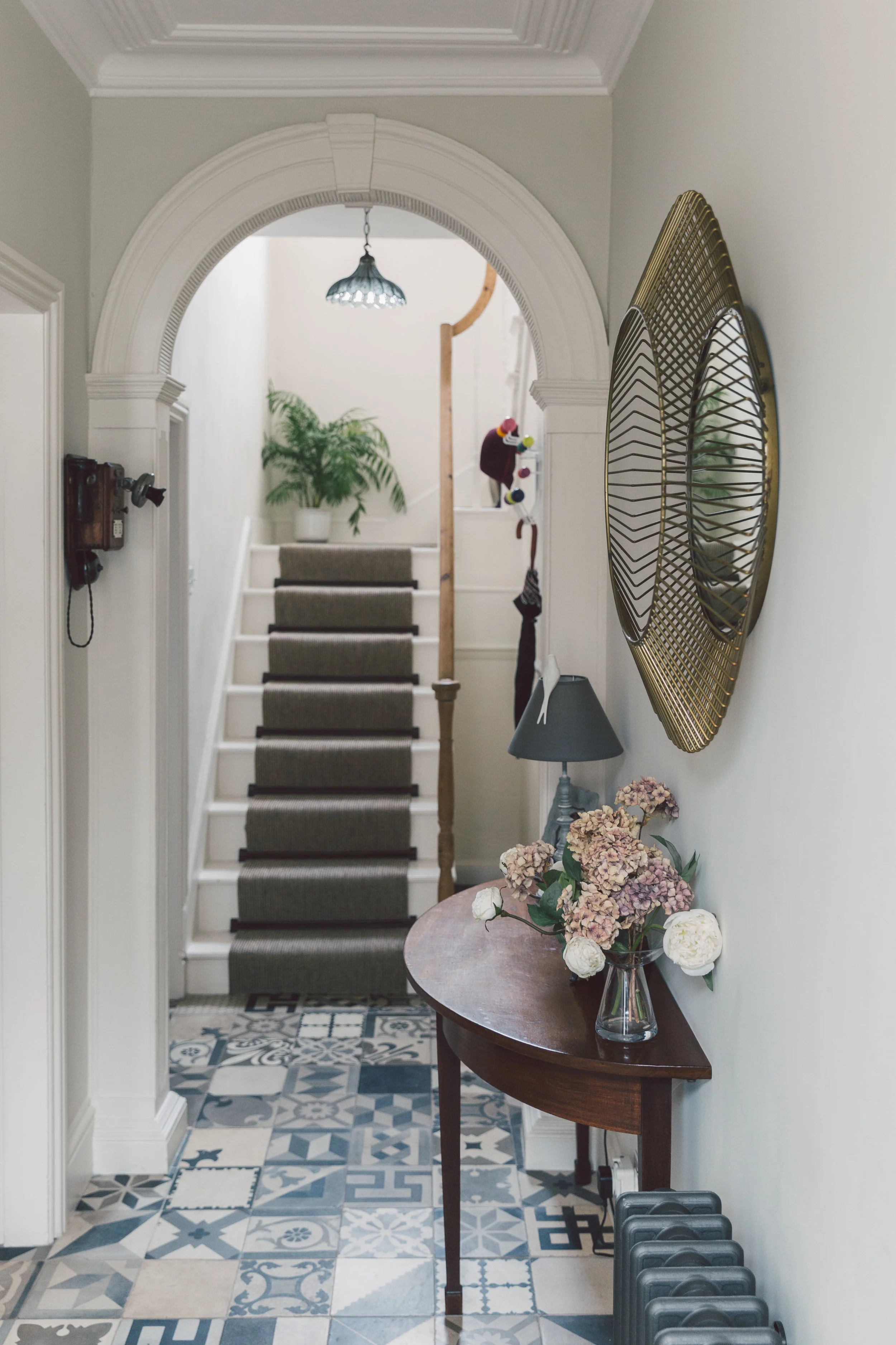 Bert & May tiled hallway