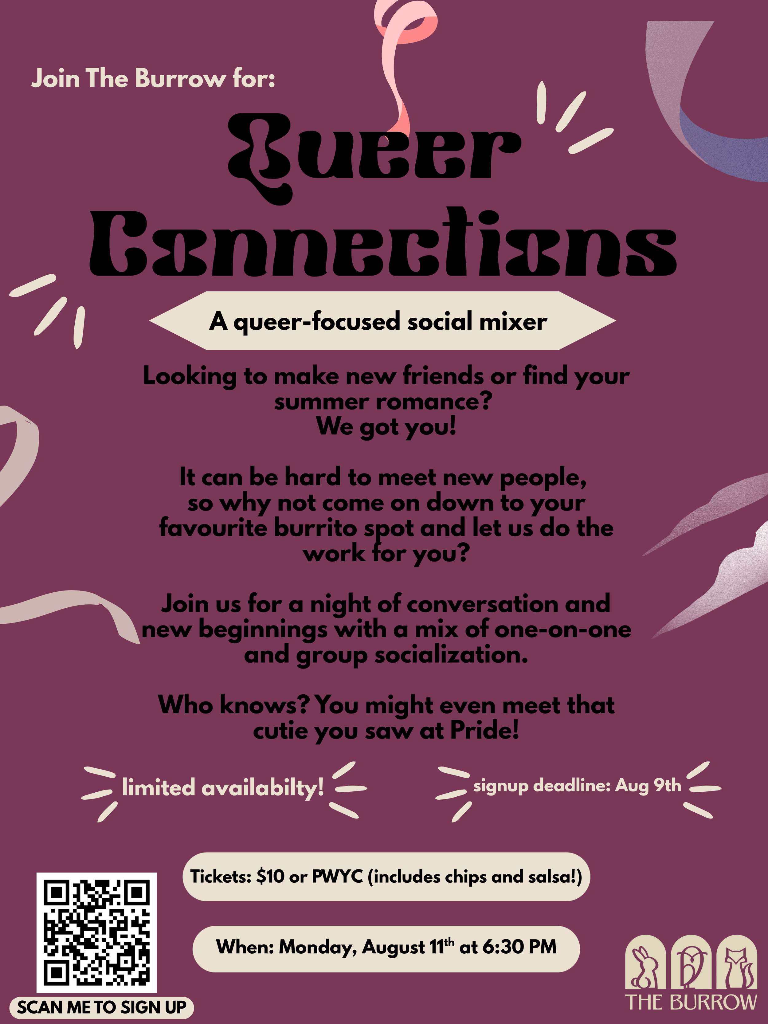 The Burrow Event - Queer Connections
