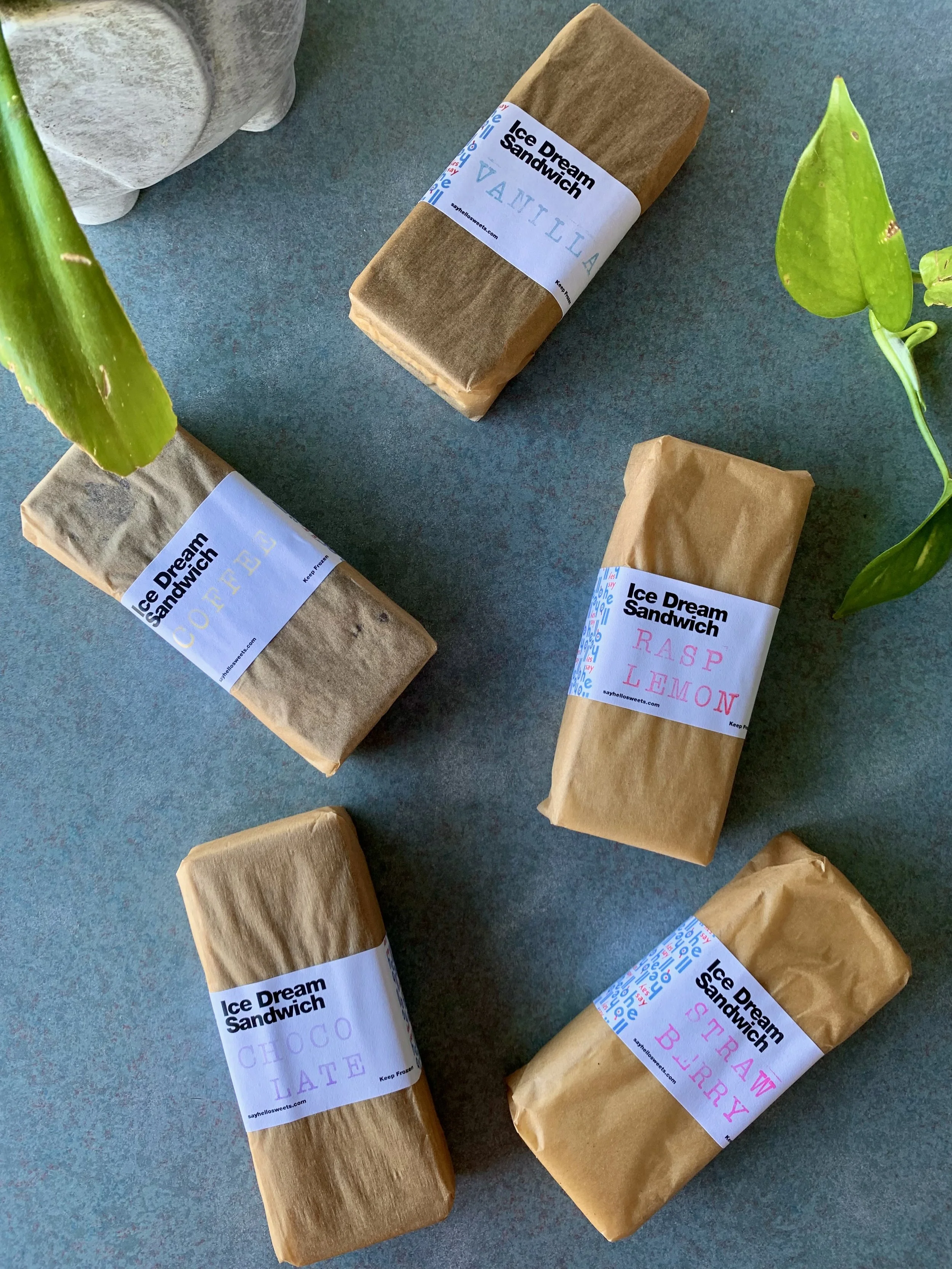 Say Hello Sweets Vegan Ice Cream Sandwiches 