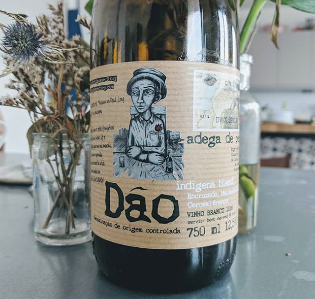 Super different and really cool. This is white wine from the D&atilde;o in Portugal 🇵🇹
It is made from a blend of local varieties and has wonderful camomile 🌼 and pear 🍐 flavours
#everyglassmatters ❤️ .
.
.
.
.
.
.
.
.
.
.
#wine #wino #winery #vi