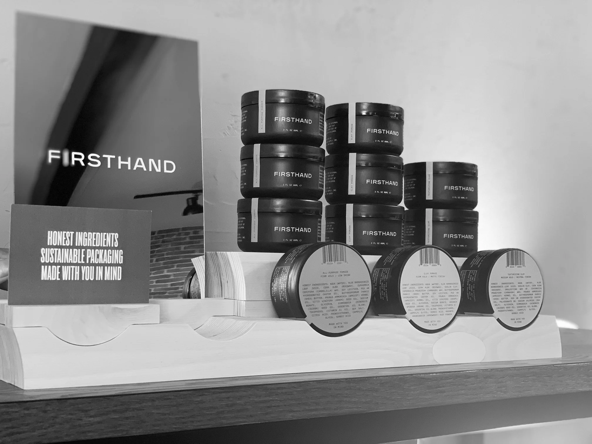 Firsthand sources ingredients that are clean, safe, and best of all; actually work! Looking good while not destroying your hair isn't so hard after all! Firsthand believes people matter. So they make stuff that matters. Everything Firsthand says, does, and makes supports that truth. Building a company that values people on both sides of the transaction - through honest sourcing, sustainable process, and a healthy dose of give-a-damn. Firsthand’s approach may be rare, but they also believe it’s right. “We want to help people look good, feel good, and be a part of something good. Because people are awesome, so we make awesome stuff.” - Firsthand