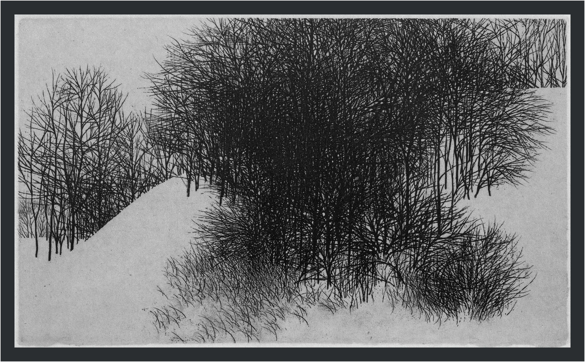 Trees and Snow II (Second Version), 1961