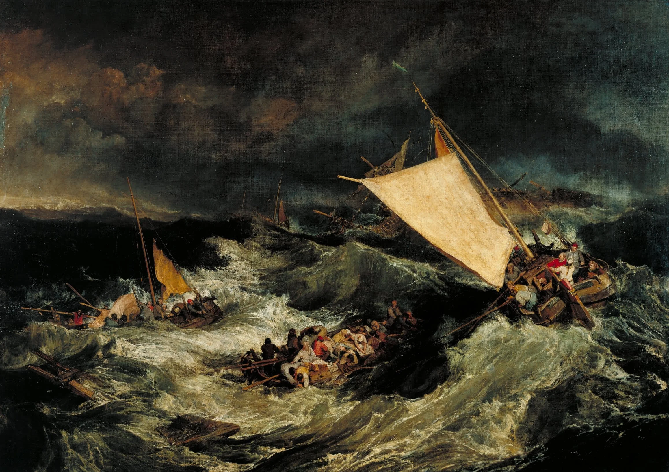 J.M.W. Turner, The Shipwreck (1805). Tate Gallery, London