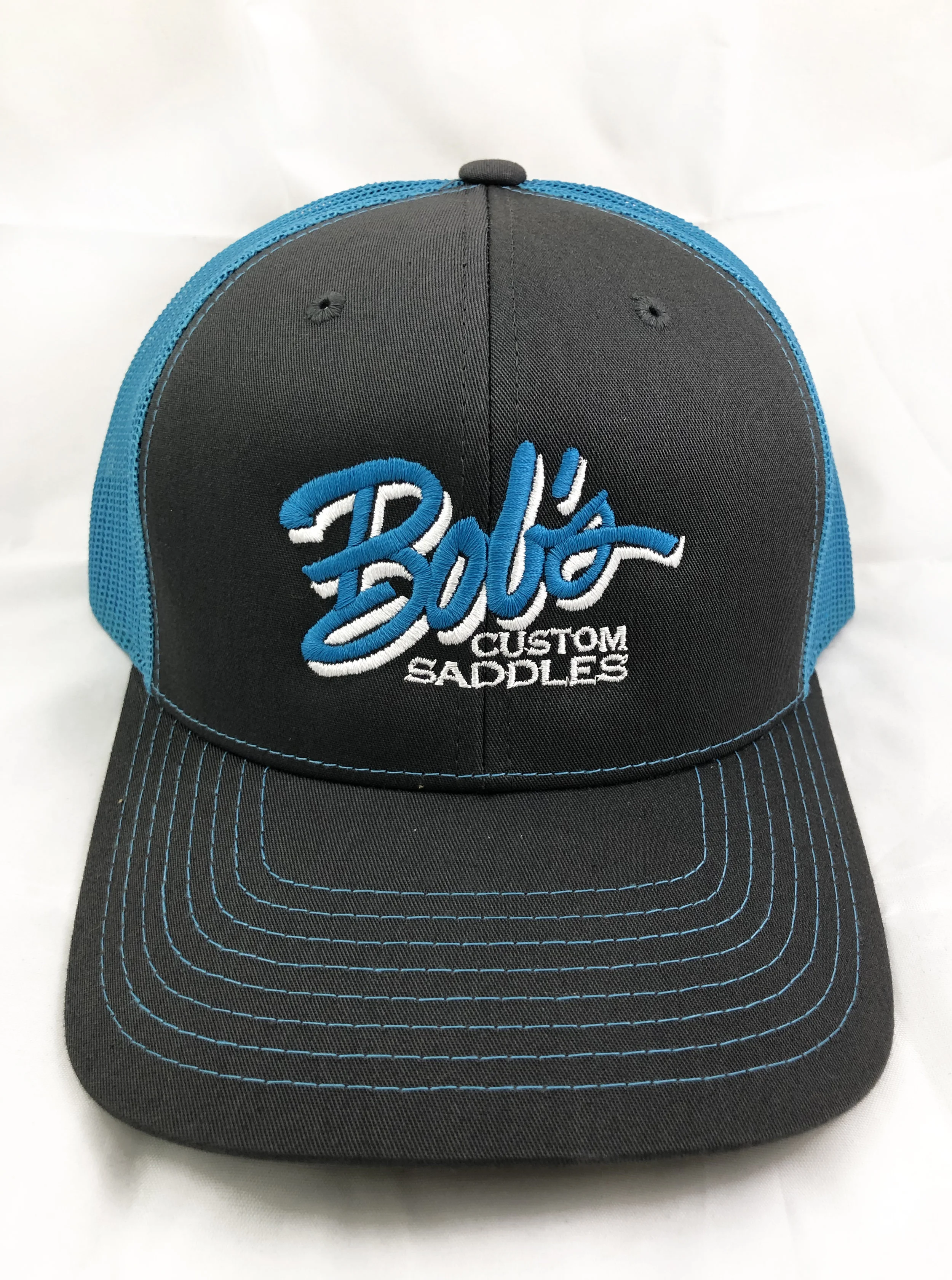 Turquoise Gray snapback.jpg