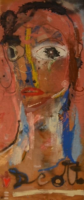 Pink Girl. 13x31"